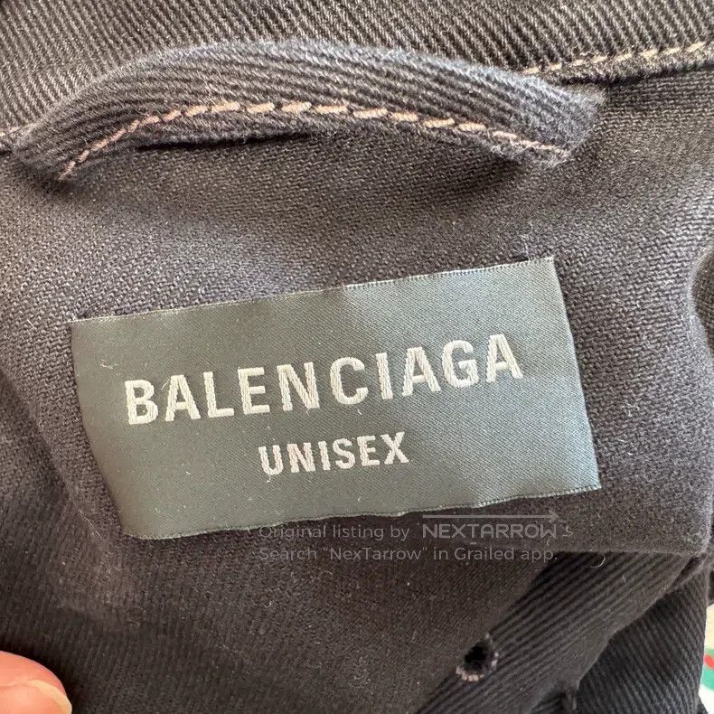 Balenciaga Balenciaga Denim Jacket Size US L / EU 52-54 / 3 - 5 Thumbnail
