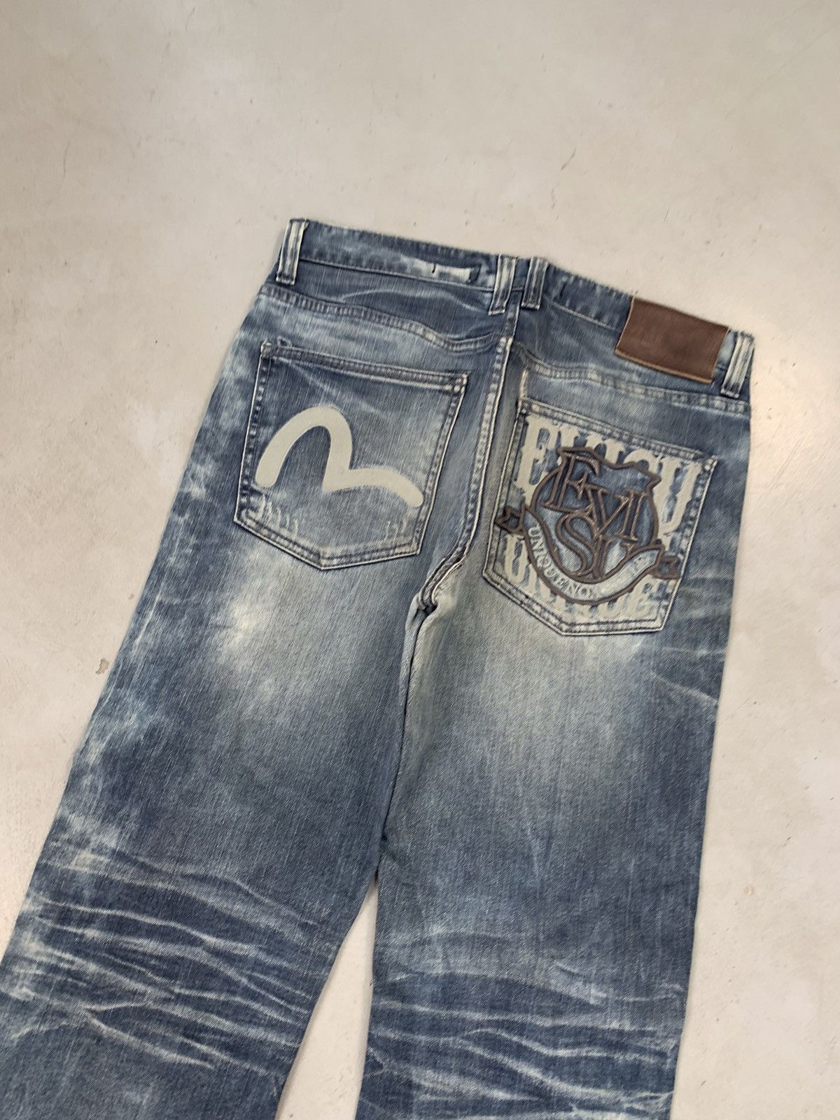 Japanese Brand Vintage Evisu inspired emboridered denim Size US 34 / EU 50 - 3 Thumbnail