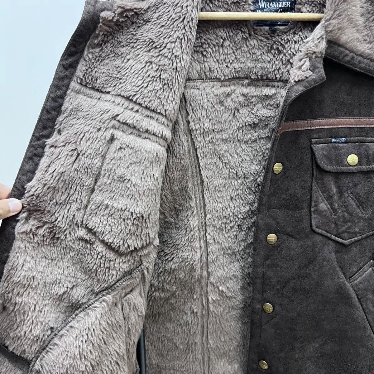 Wrangler Vintage Wrangler Sherpa Suede Western Jacket Size US L / EU 52-54 / 3 - 4 Thumbnail