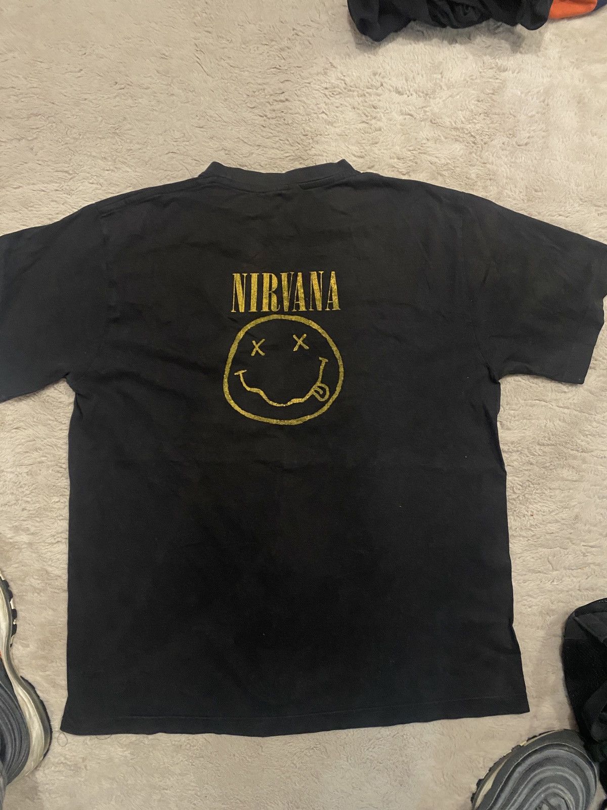 Band Tees × Nirvana × Vintage Vintage nirvana band y2k tee Size US M / EU 48-50 / 2 - 4 Thumbnail