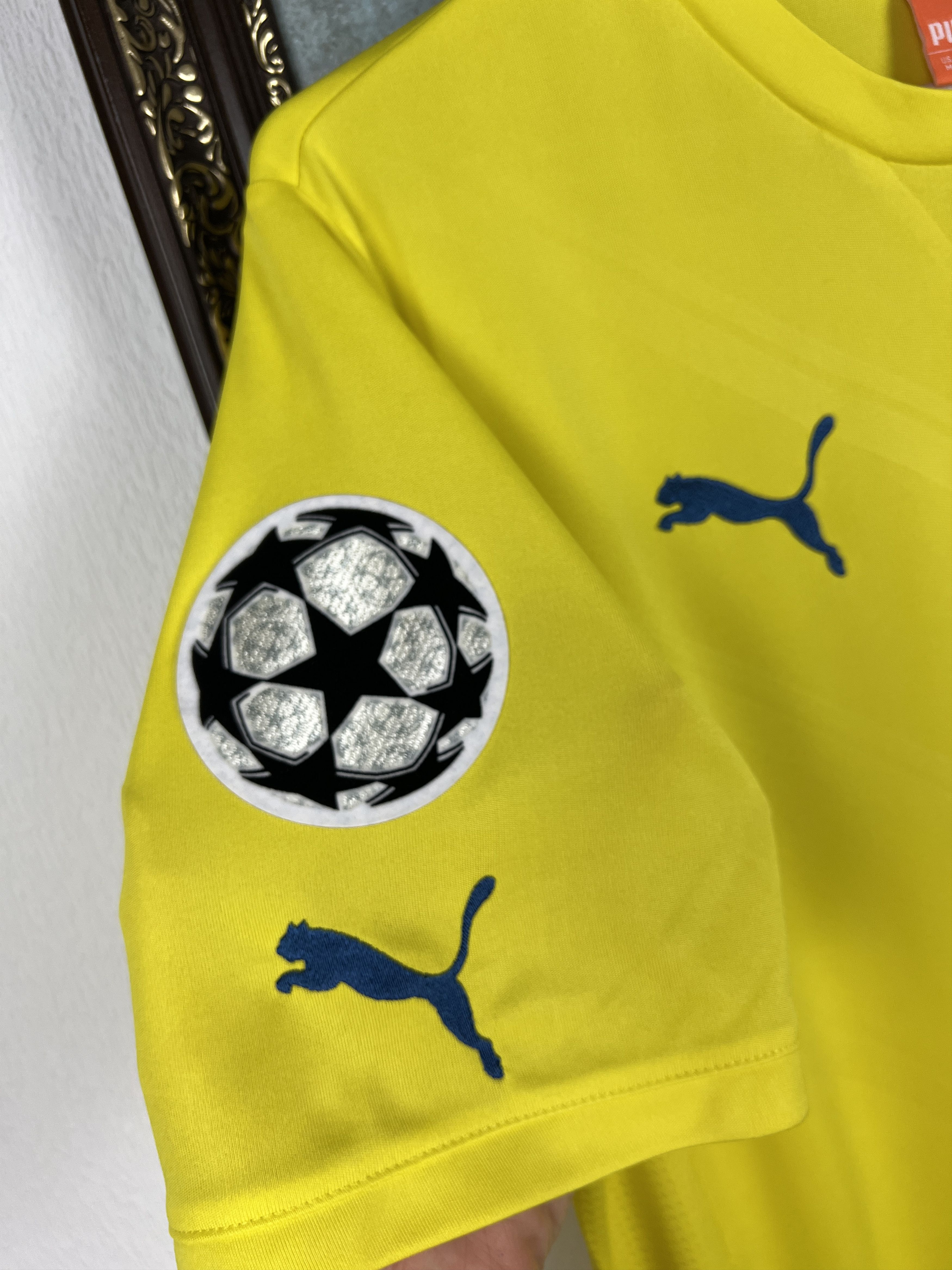 Puma Villarreal Home football shirt 2010 Soccer Jersey Trikot Size US M / EU 48-50 / 2 - 5 Thumbnail