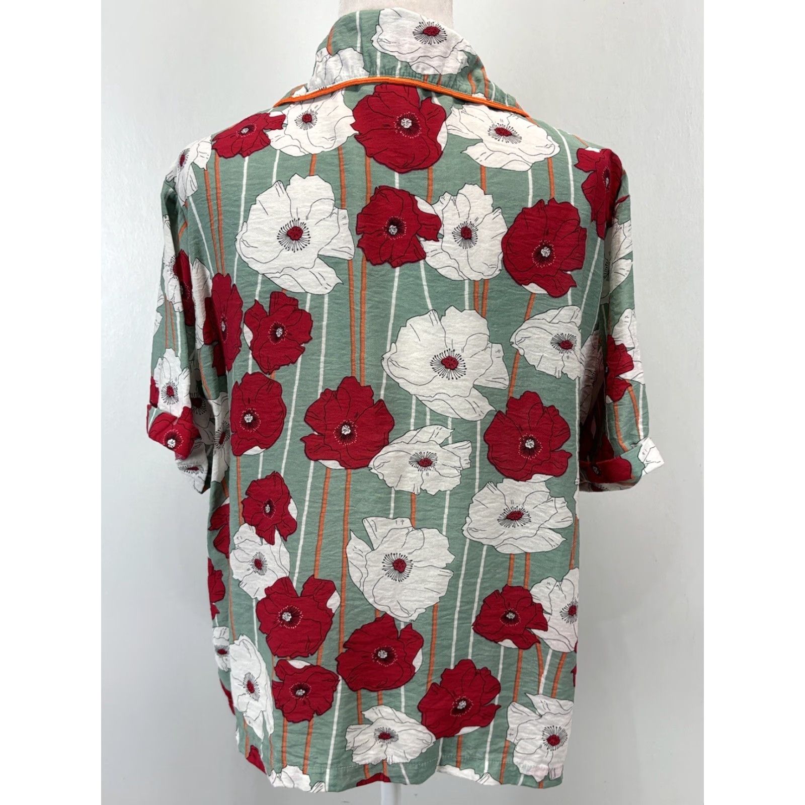 Harmony LOVE + HARMONY Floral Pajama Set Medium Multicolor Short Sleeve Women’s Size M / US 6-8 / IT 42-44 - 4 Thumbnail