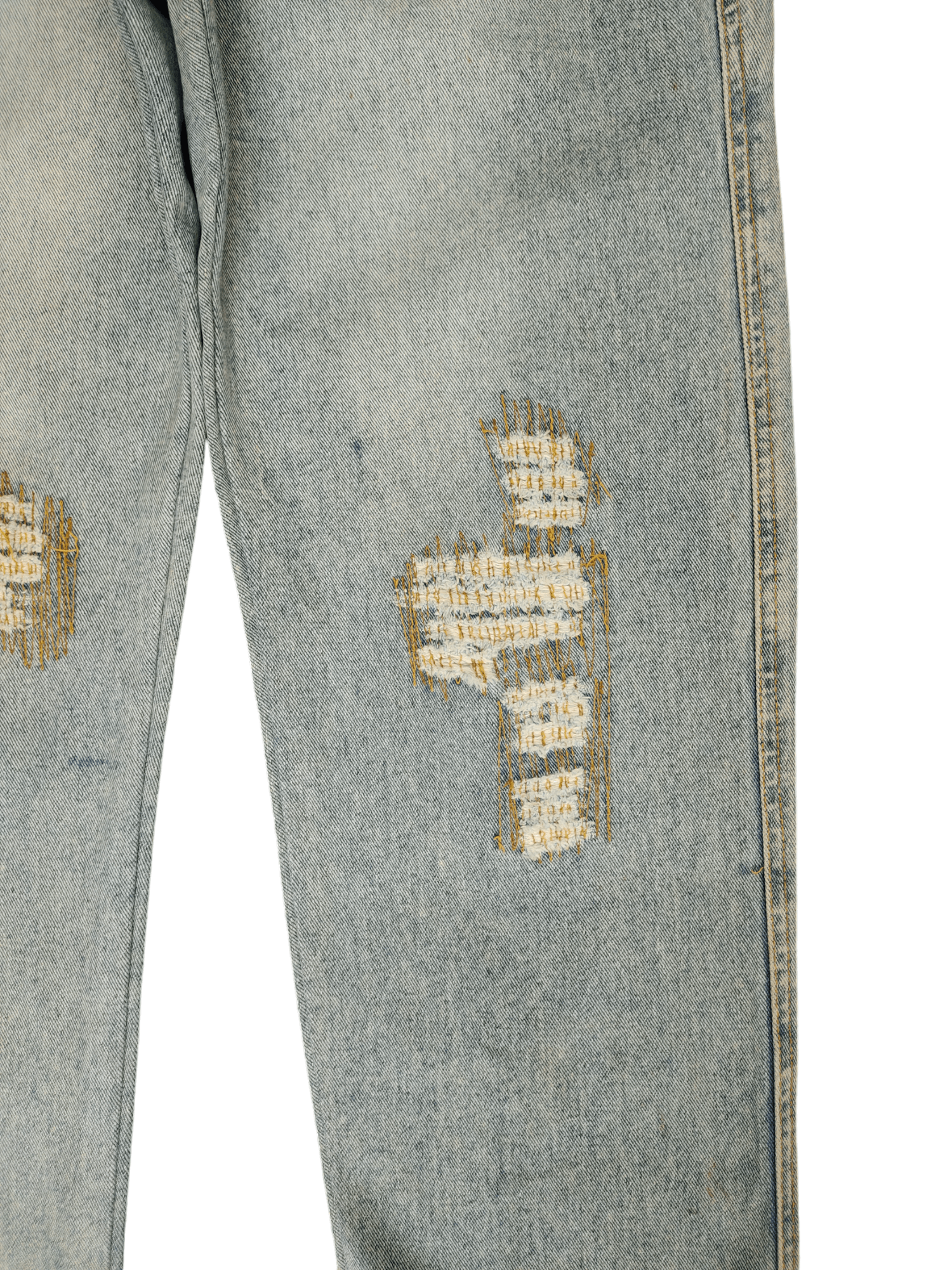 Vintage Baggy Jeans Freaky Massive 808 Distressed Denim Y2k Size US 32 / EU 48 - 5 Thumbnail
