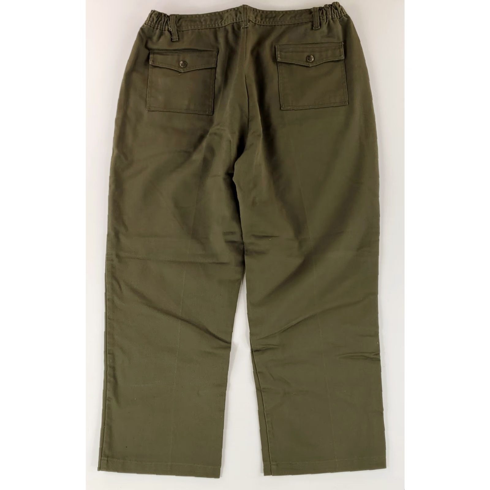 Vintage BSA Boy Scouts of America Pants Olive Green Mens 40 Cargo Regular 38 Inseam 29 Mens Green 36-40 x 29 Actual Size US 38 / EU 54 - 4 Thumbnail
