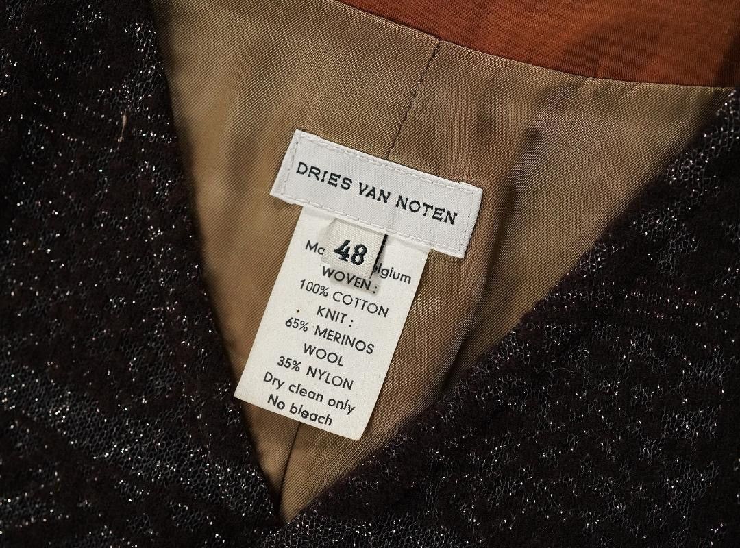 Dries Van Noten DRIES VAN NOTEN 1990s WOOL VEST Size US M / EU 48-50 / 2 - 8 Thumbnail