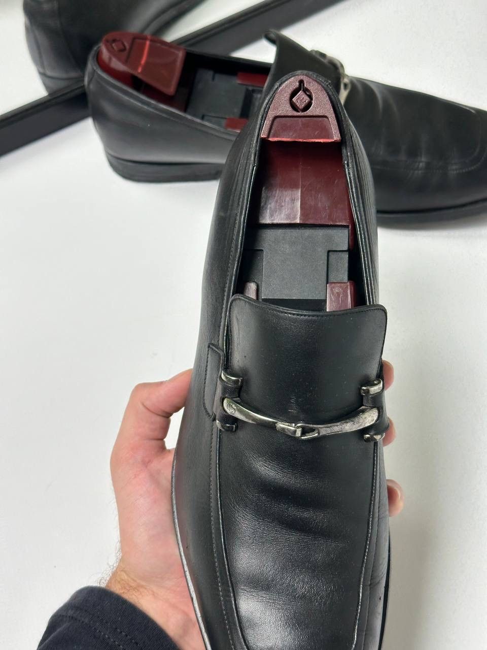 Gucci Gucci 00s By Tom Ford Horsebit Black Leather Loafer Size US 9 / EU 42 - 12 Thumbnail
