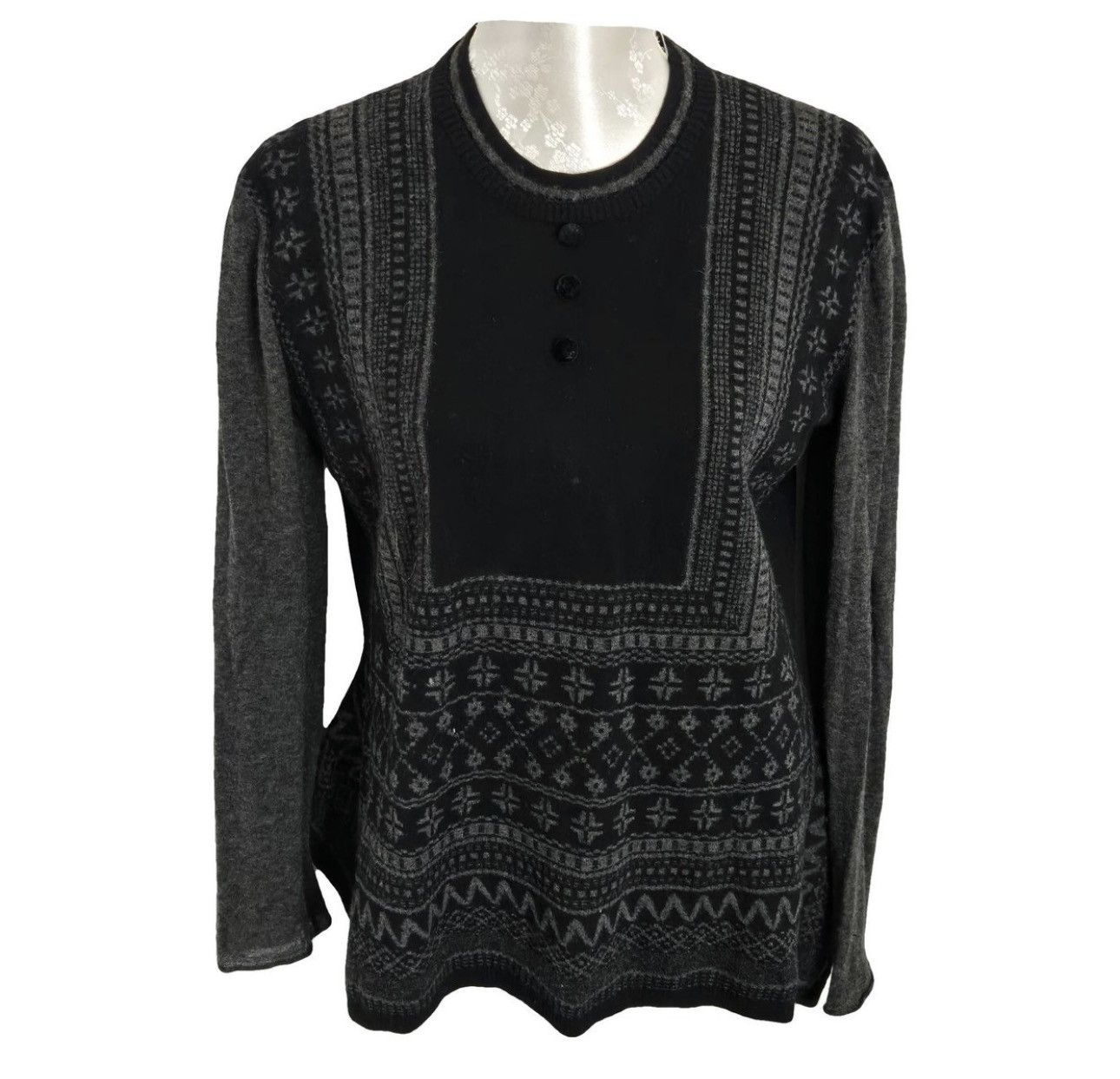 Other HIGH USE wool-laine sweater, unique, rare, Y2k Size M / US 6-8 / IT 42-44 - 1 Thumbnail