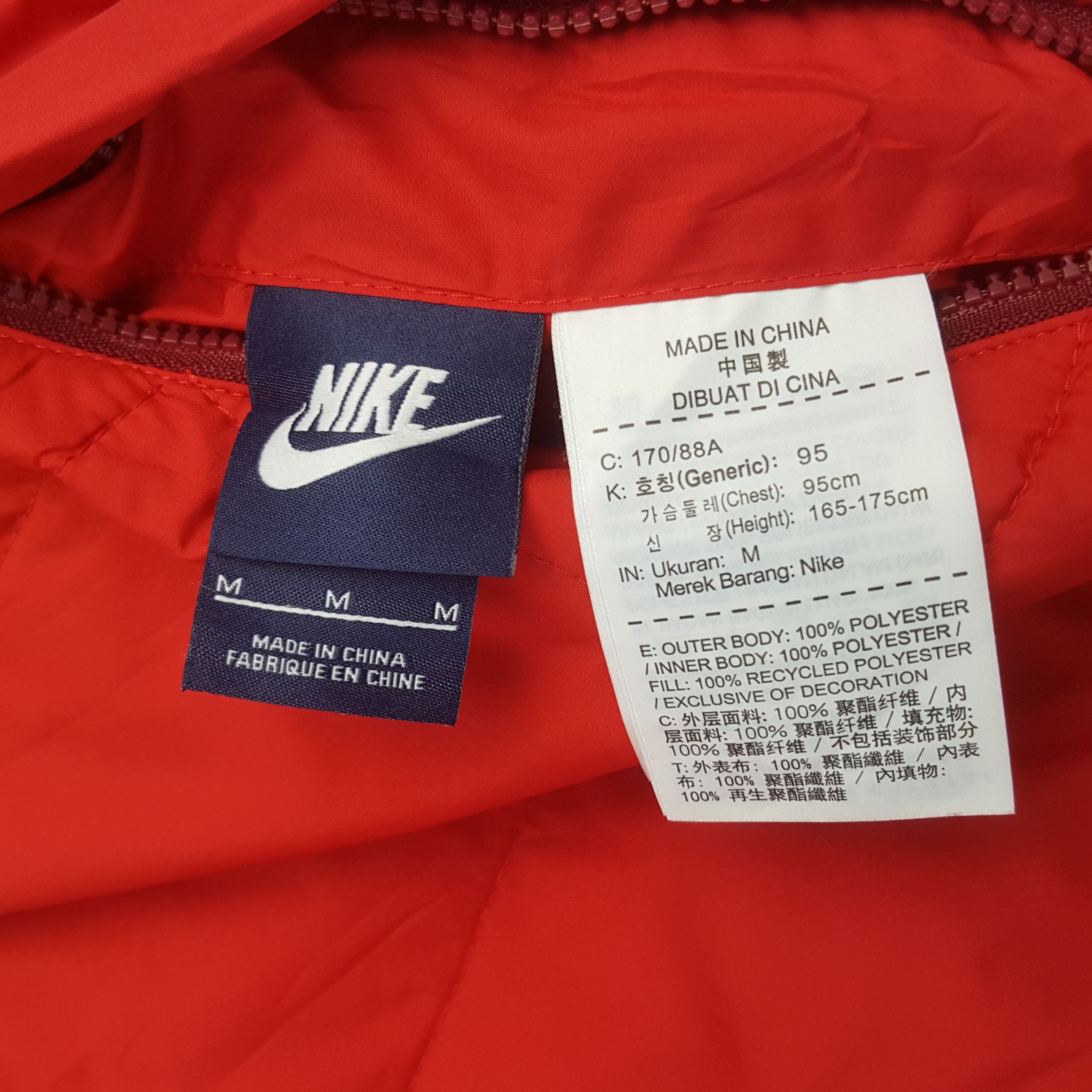 Nike × Vintage Vintage Nike Reversible Puffer Jacket Size US M / EU 48-50 / 2 - 11 Thumbnail