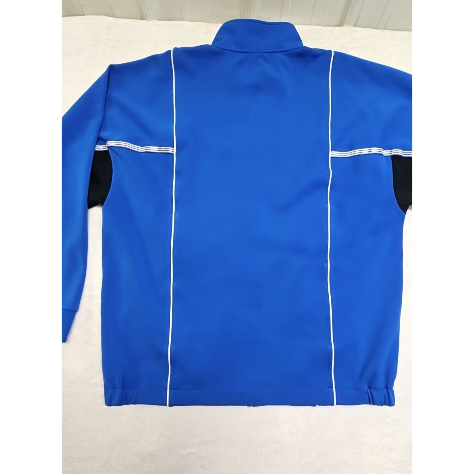 Adidas Adidas Track Jacket Mens Large Blue Soccer Training Athletic Full Zip Jacket Size US L / EU 52-54 / 3 - 7 Thumbnail