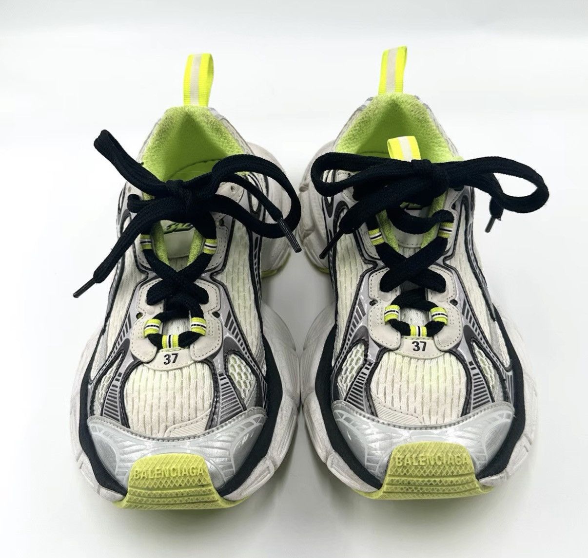 Balenciaga Balenciaga 3XL Grey Green Distressed Dad Sneakers K12 Size US 7 / EU 40 - 2 Thumbnail