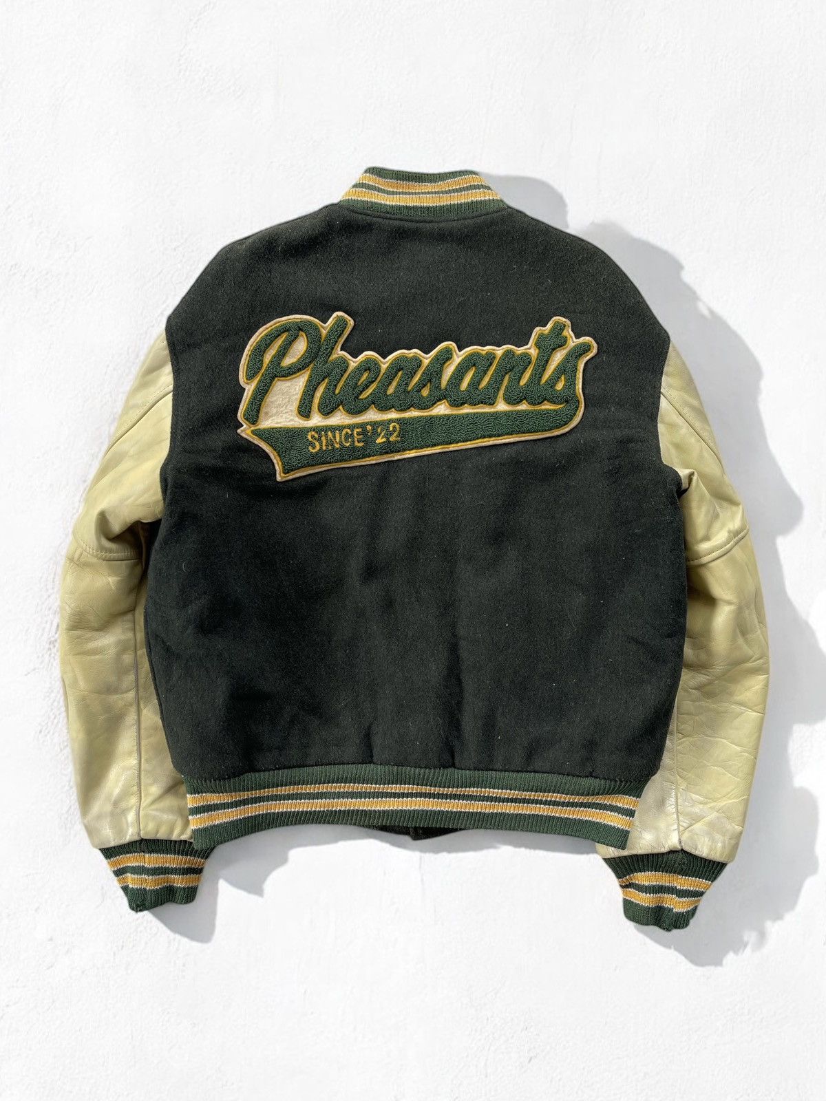 Hysteric Glamour 🔥RARE🔥VINTAGE 80s BUTWIN USA LEATHER SLEEVE VARSITY JACKET Size US L / EU 52-54 / 3 - 1 Thumbnail