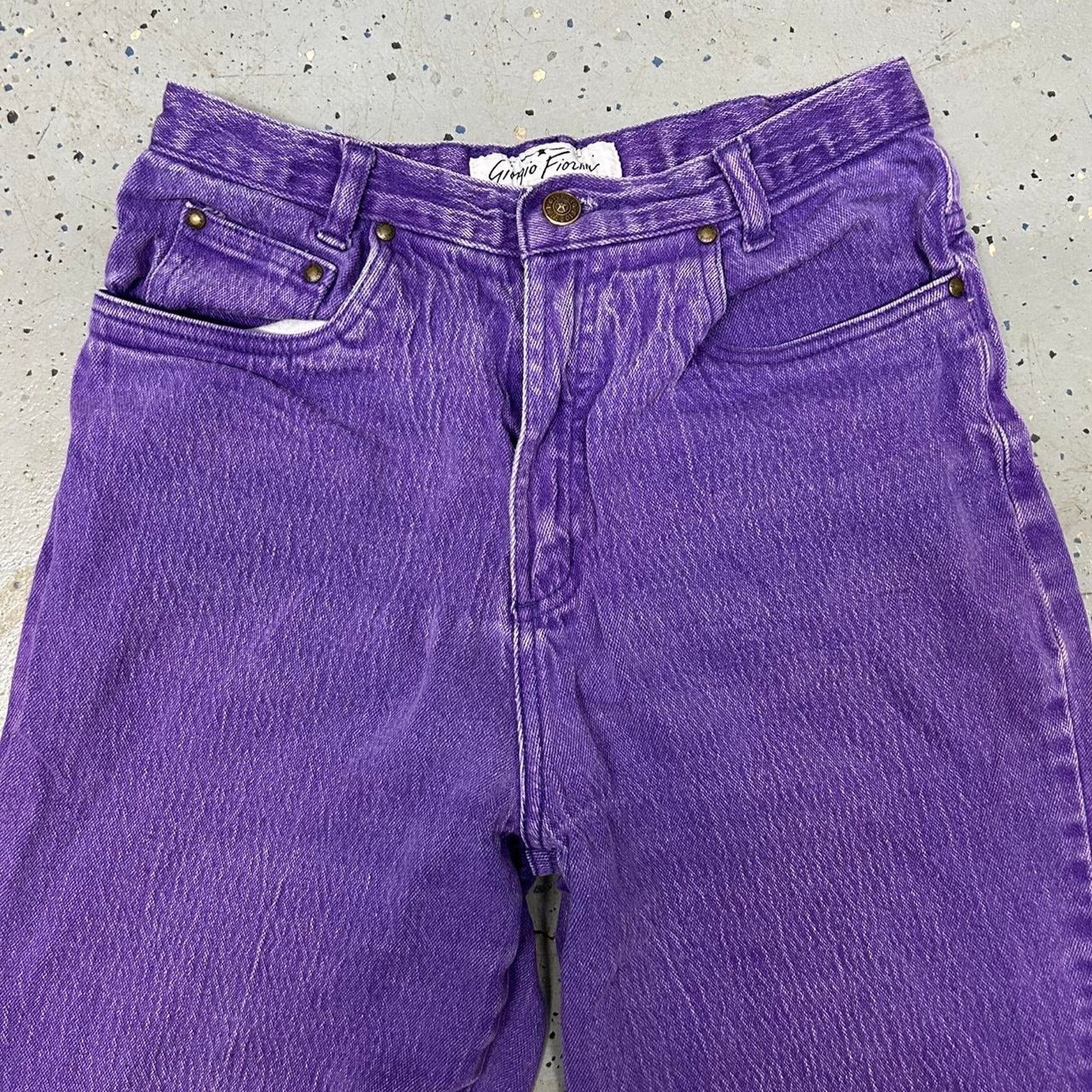 Other VTG Purple jeans Size 32" / US 10 / IT 46 - 2 Thumbnail