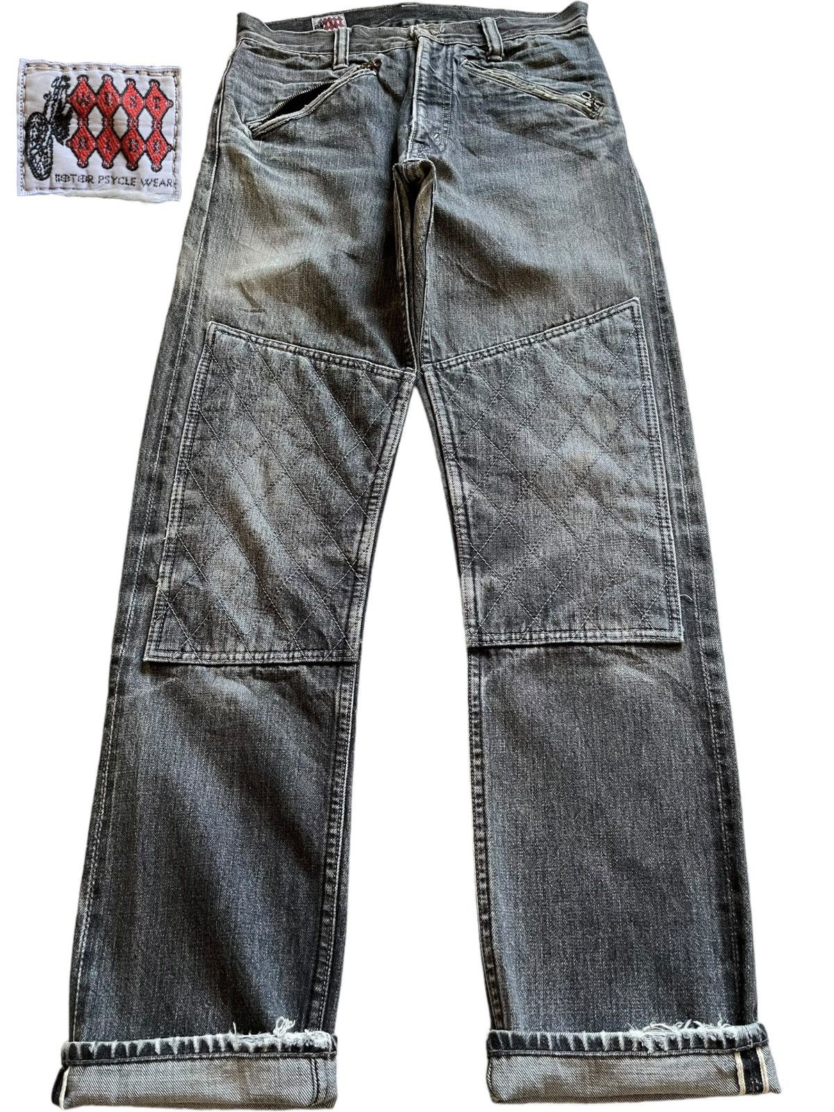 WEST RIDE Vintage Japanese Westride Selvedge Talon Zipper Biker Jeans Size US 28 / EU 44 - 1 Thumbnail