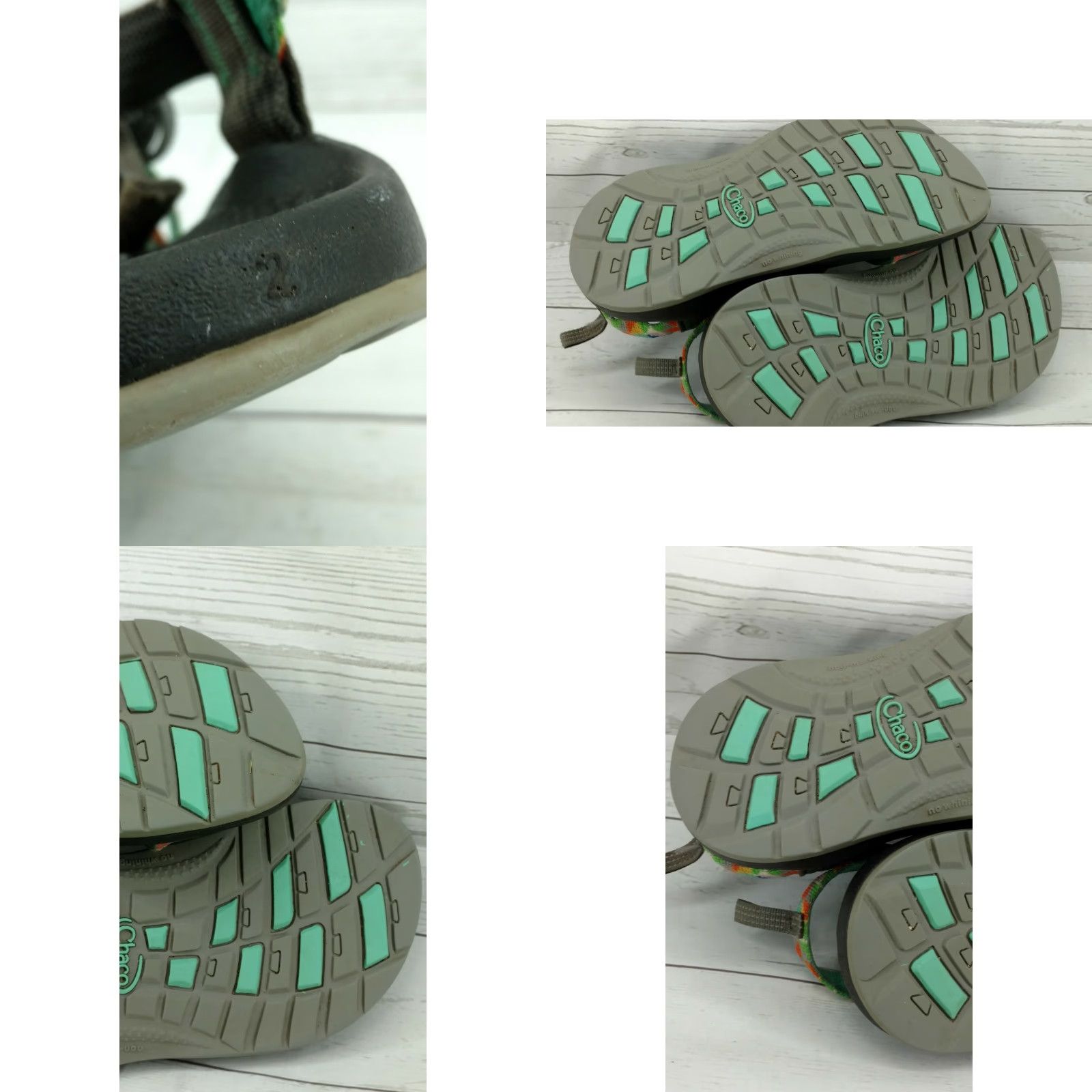 Chaco Chaco ZX/1 Classic Womens Sport Sandals Sz 2 Hiking Trail Water Outdoor Green Size US 4.5 / IT 34.5 - 8 Thumbnail