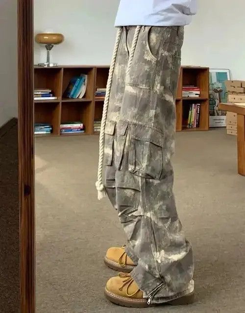 Jean Camouflage Cargo Pants Size US 30 / EU 46 - 2 Thumbnail