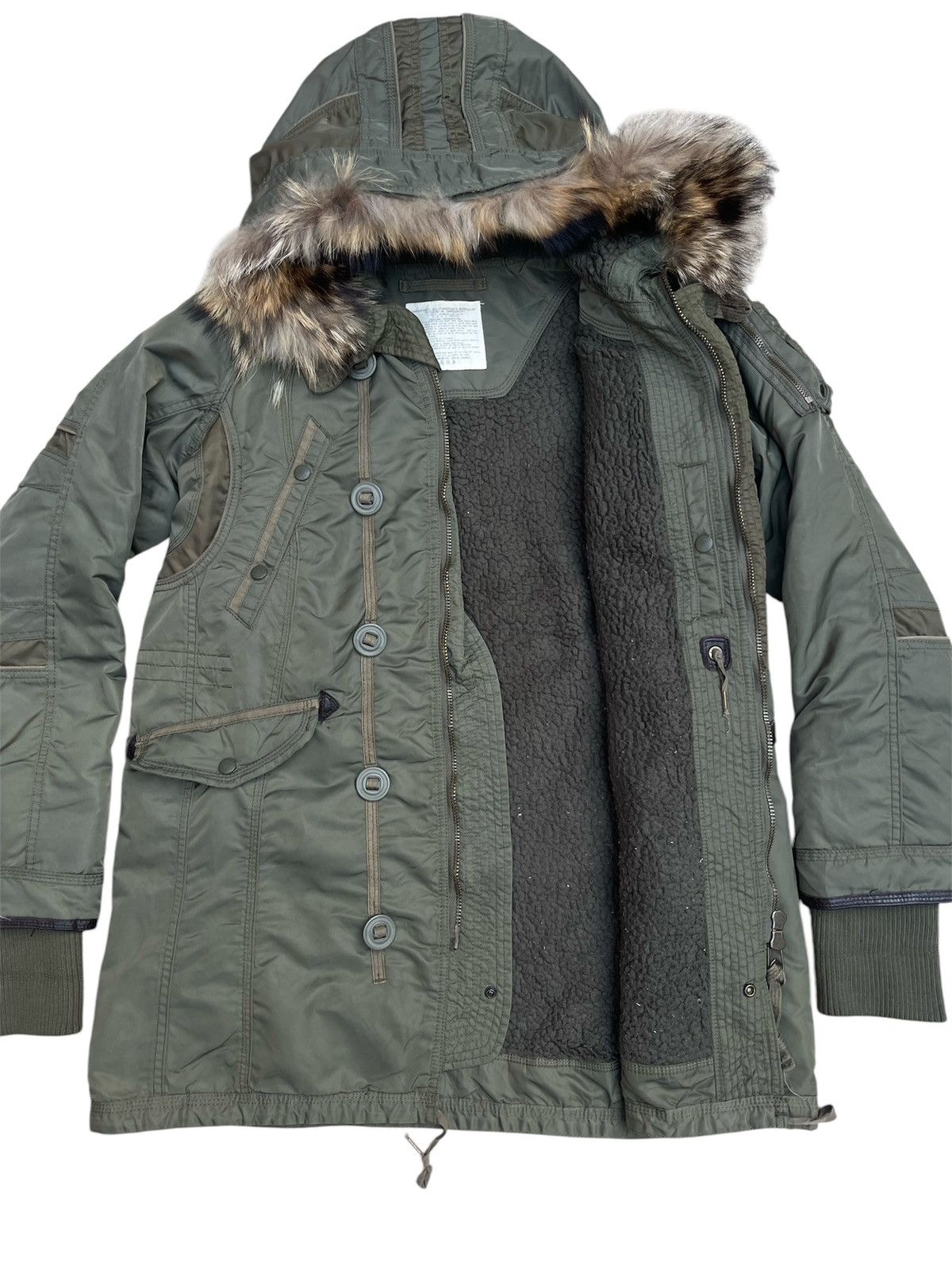 GOA G.O.A Military Parka Faux Fur Hood Heavy Duty Zipper Size US M / EU 48-50 / 2 - 12 Thumbnail