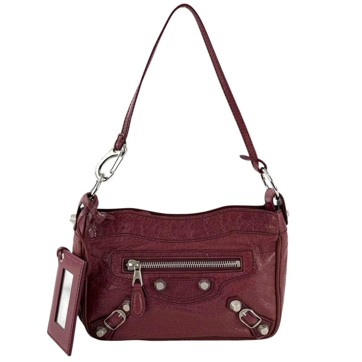 Balenciaga Balenciaga Leather Motocross Hip Giant Studded Shoulder Bag Size ONE SIZE - 1 Thumbnail