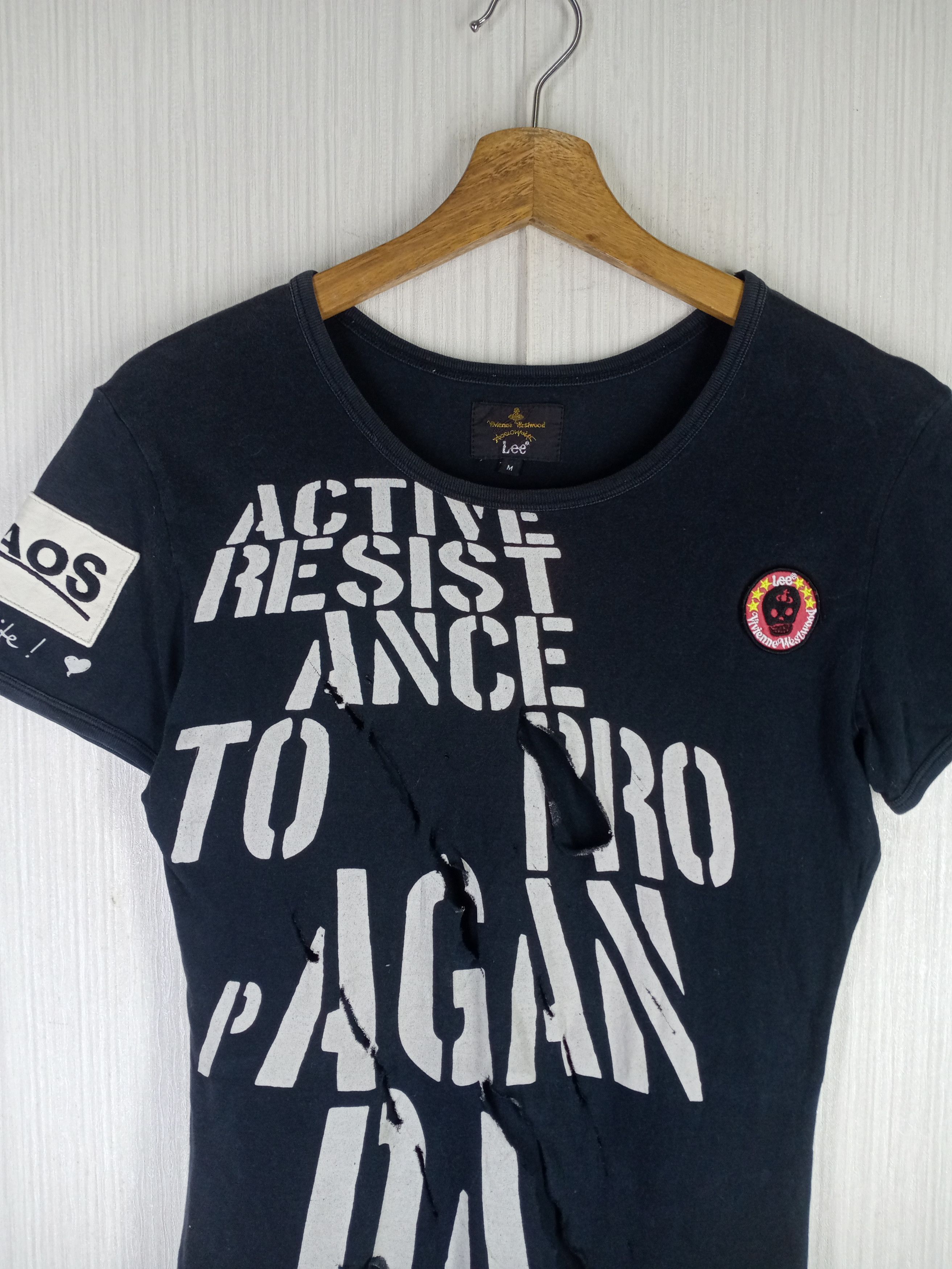 Lee Rare Vivienne Westwood Anglomania X Lee Disstrested Tee Size M / US 6-8 / IT 42-44 - 3 Thumbnail