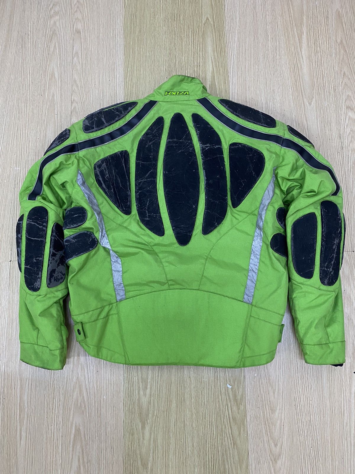 Japanese Brand Forza International Patch Leather Motorcycle Hear Jacket Size US L / EU 52-54 / 3 - 2 Thumbnail