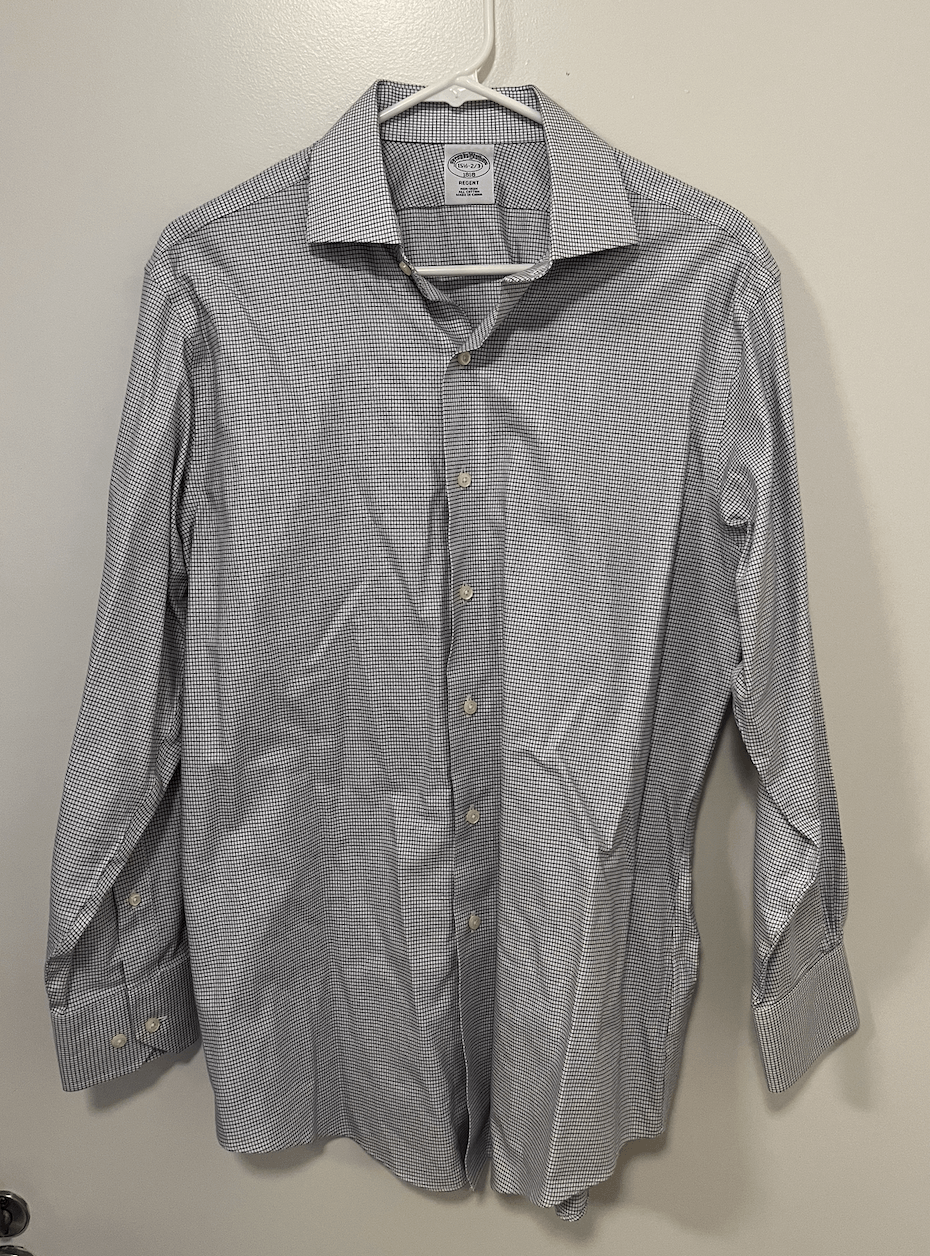 Brooks Brothers Brooks Brothers checkered shirt with spread collar Size US M / EU 48-50 / 2 - 1 Thumbnail