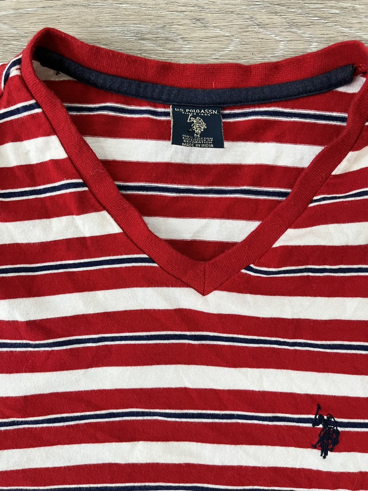 U.S. Polo Assn. U.S. Polo Assn. Striped T-Shirt Size US M / EU 48-50 / 2 - 5 Thumbnail