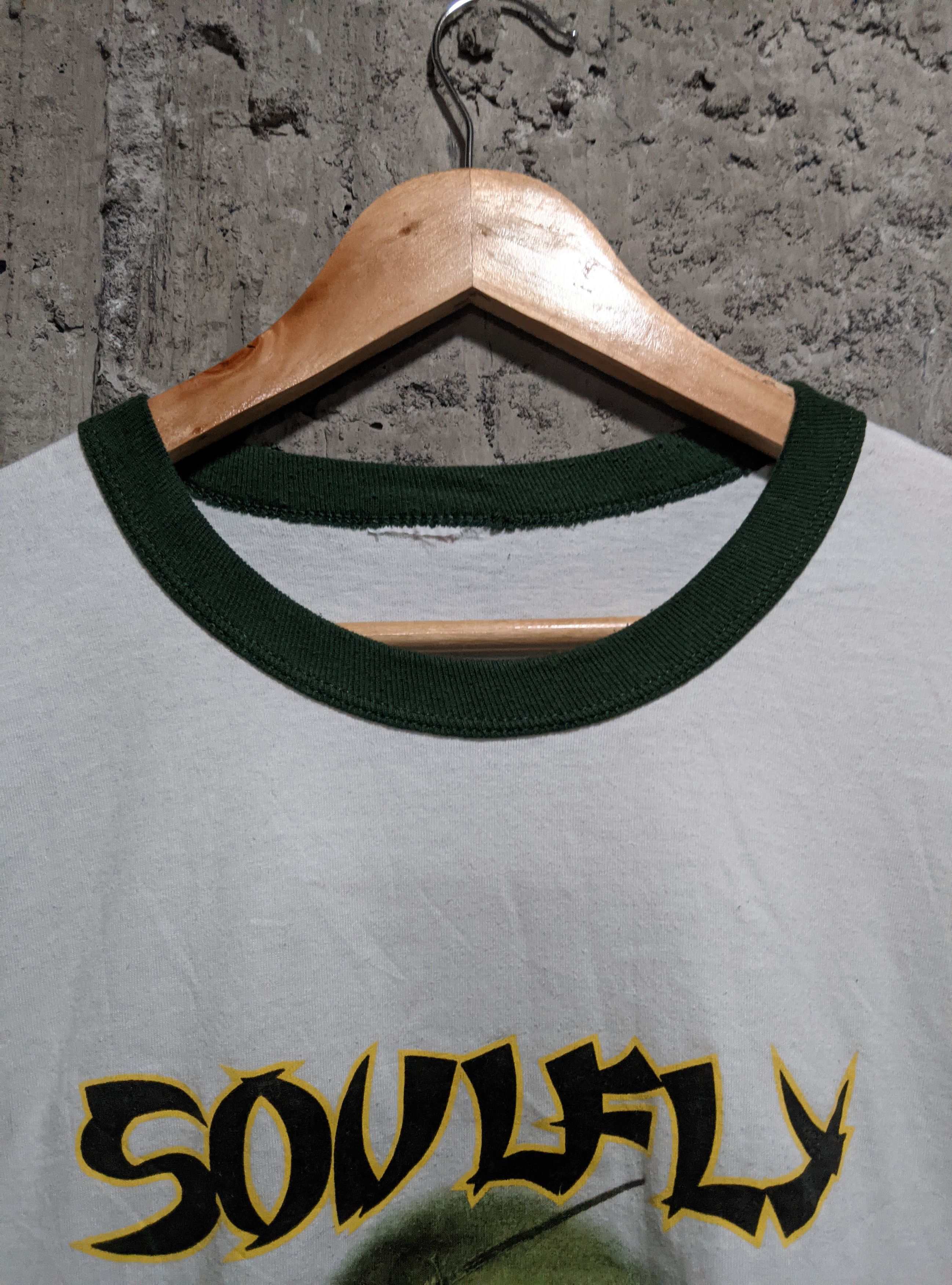 Band Tees × Vintage Vintage 1998 soulfly to god the most high ringer nu metal Size US XL / EU 56 / 4 - 6 Thumbnail