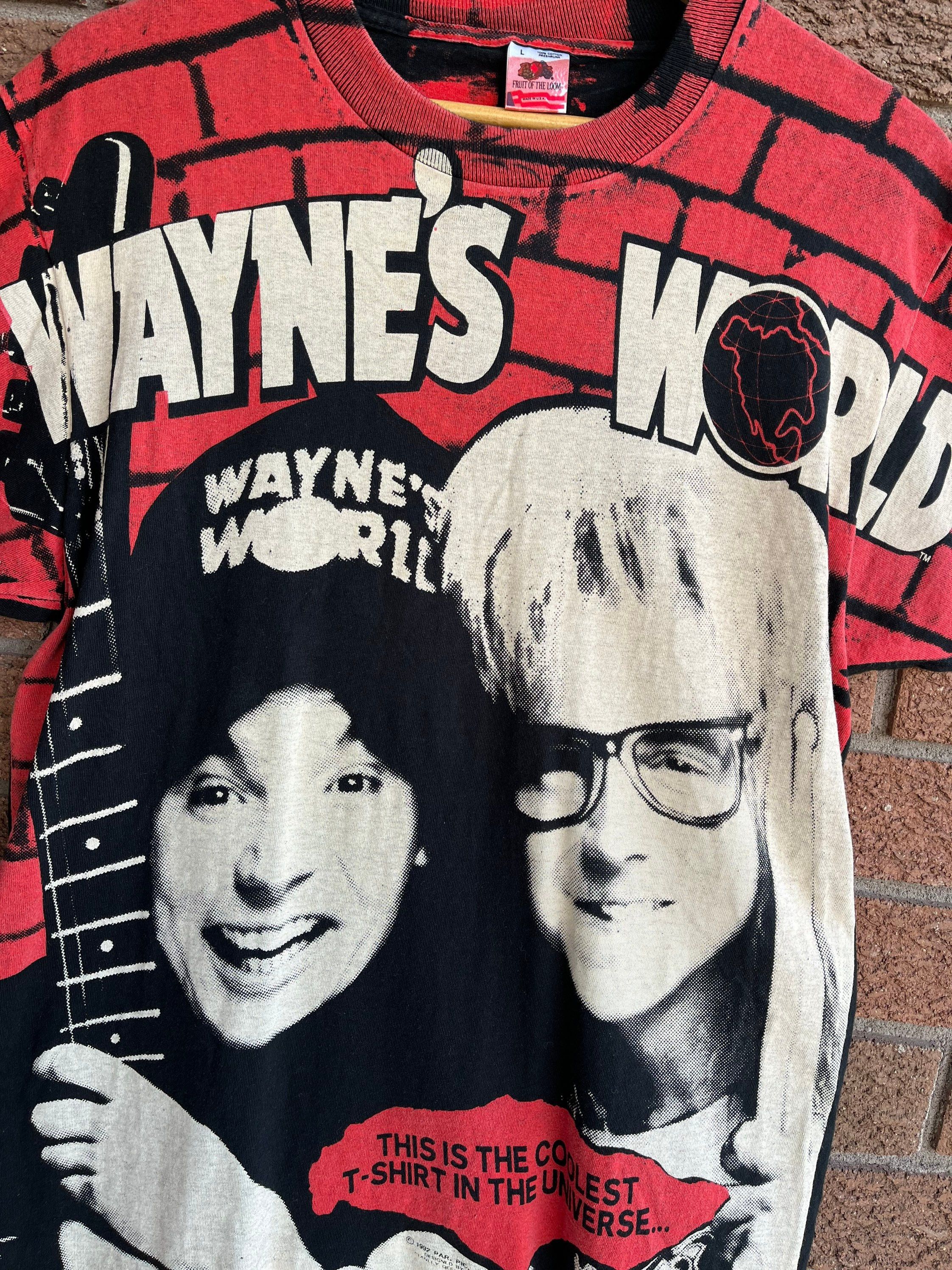 Vintage Vintage Wayne’s World 1992 Movie All Over Print T-shirt Size US L / EU 52-54 / 3 - 2 Thumbnail
