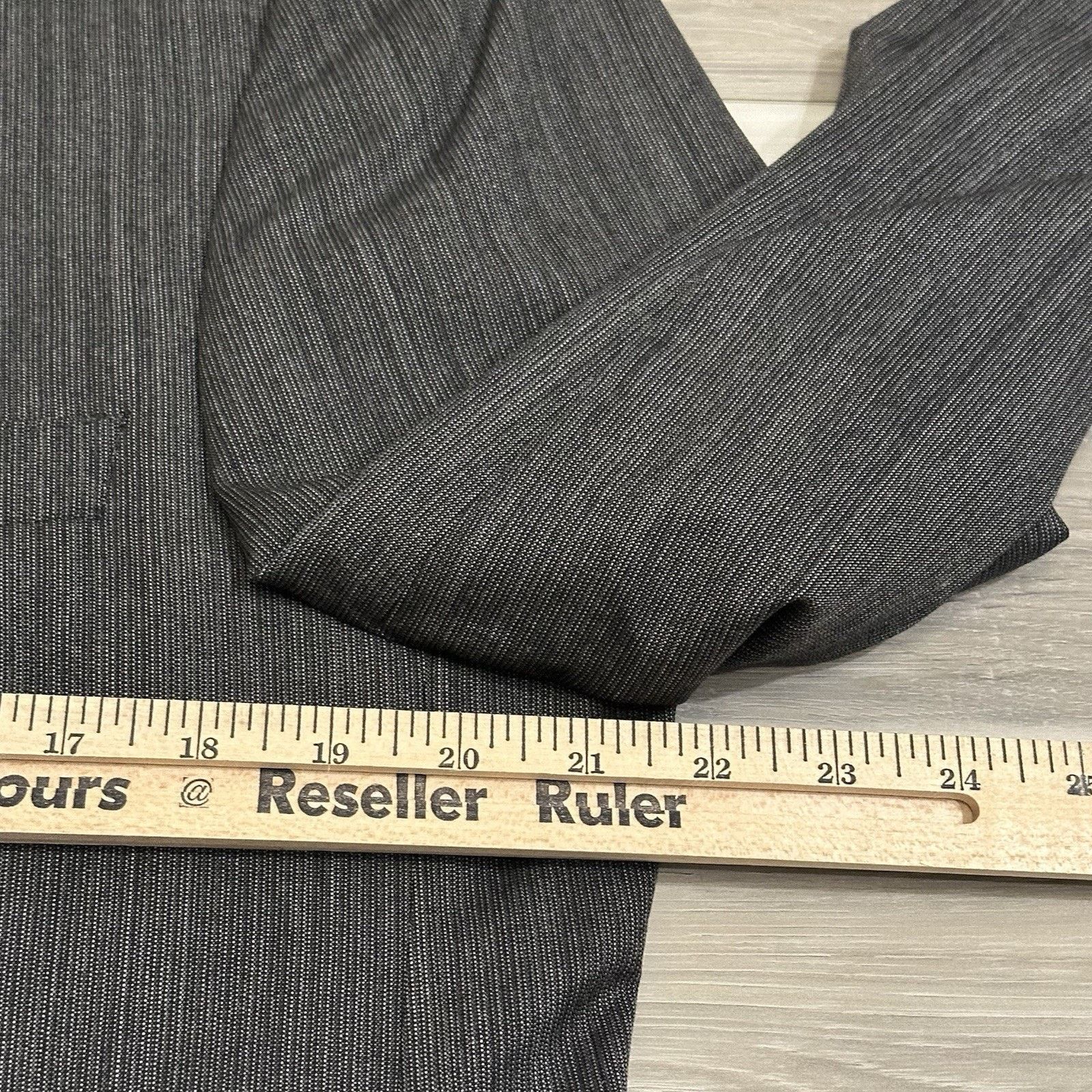 Hart Schaffner Marx Hart Schaffner Marx Suit Mens 42R Charcoal Black 2 PC NWT Size 42R - 8 Thumbnail