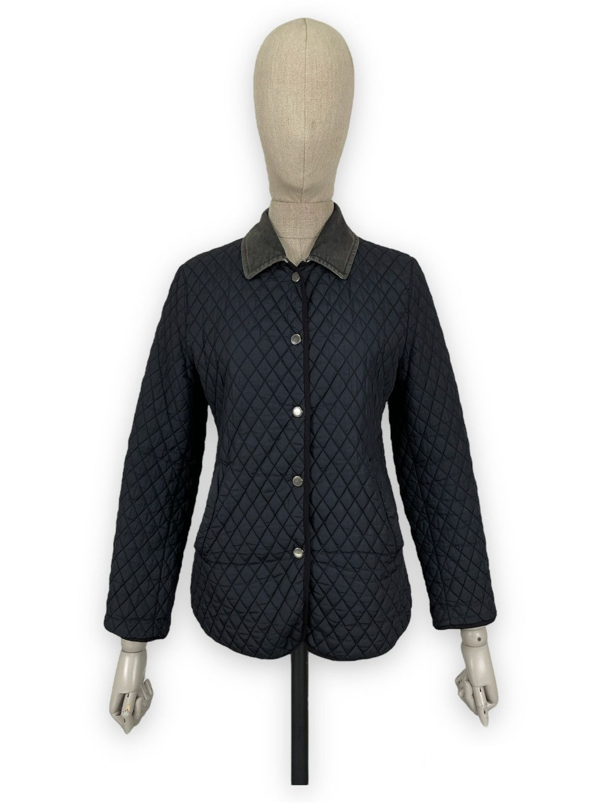 Burberry × Vintage BURBERRYS Nova Paid Quilted Snap-Buttons Coat Trench Jacket Size S / US 4 / IT 40 - 3 Thumbnail