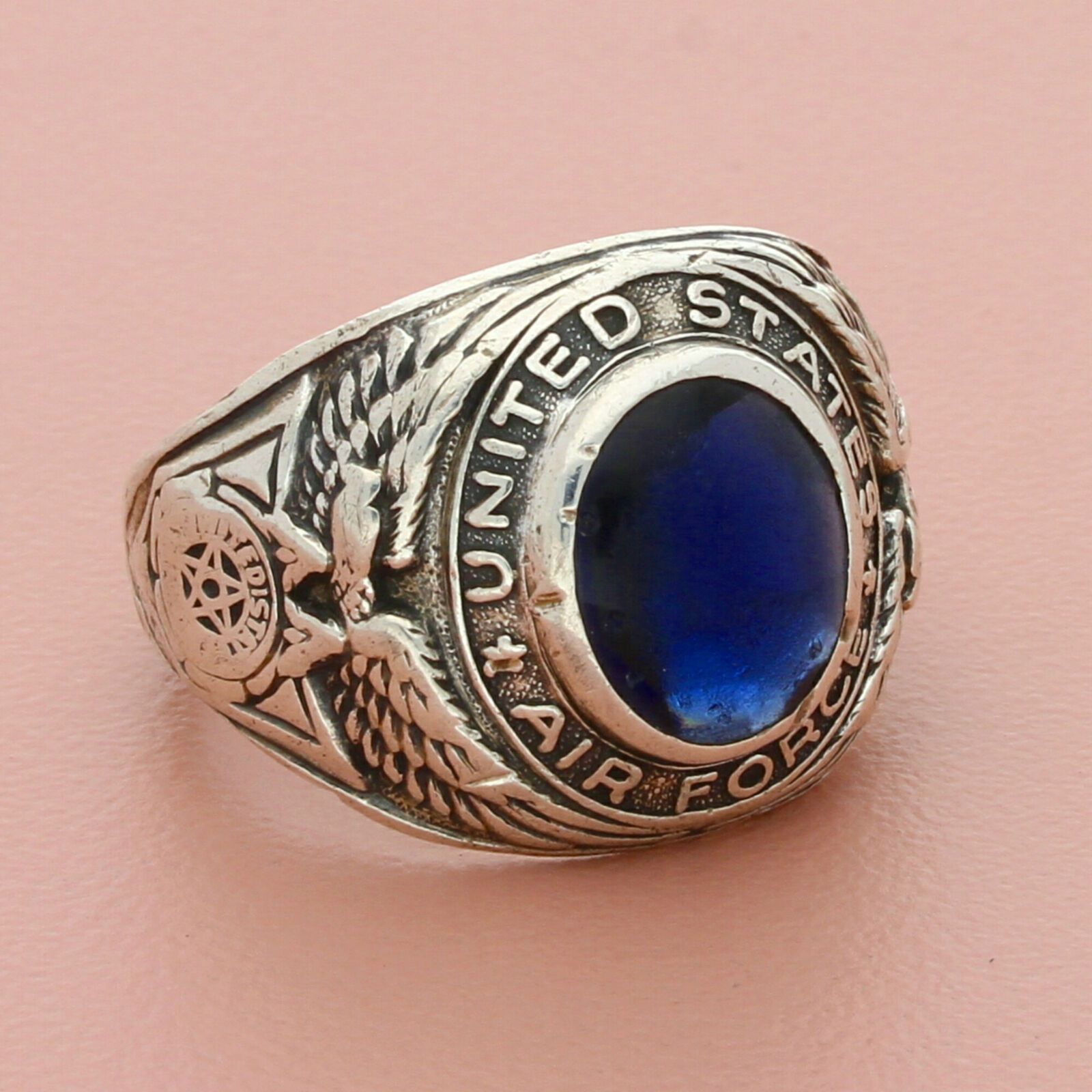 Sterling Silver uncas sterling silver mens us air force service ring size 10 Grailed