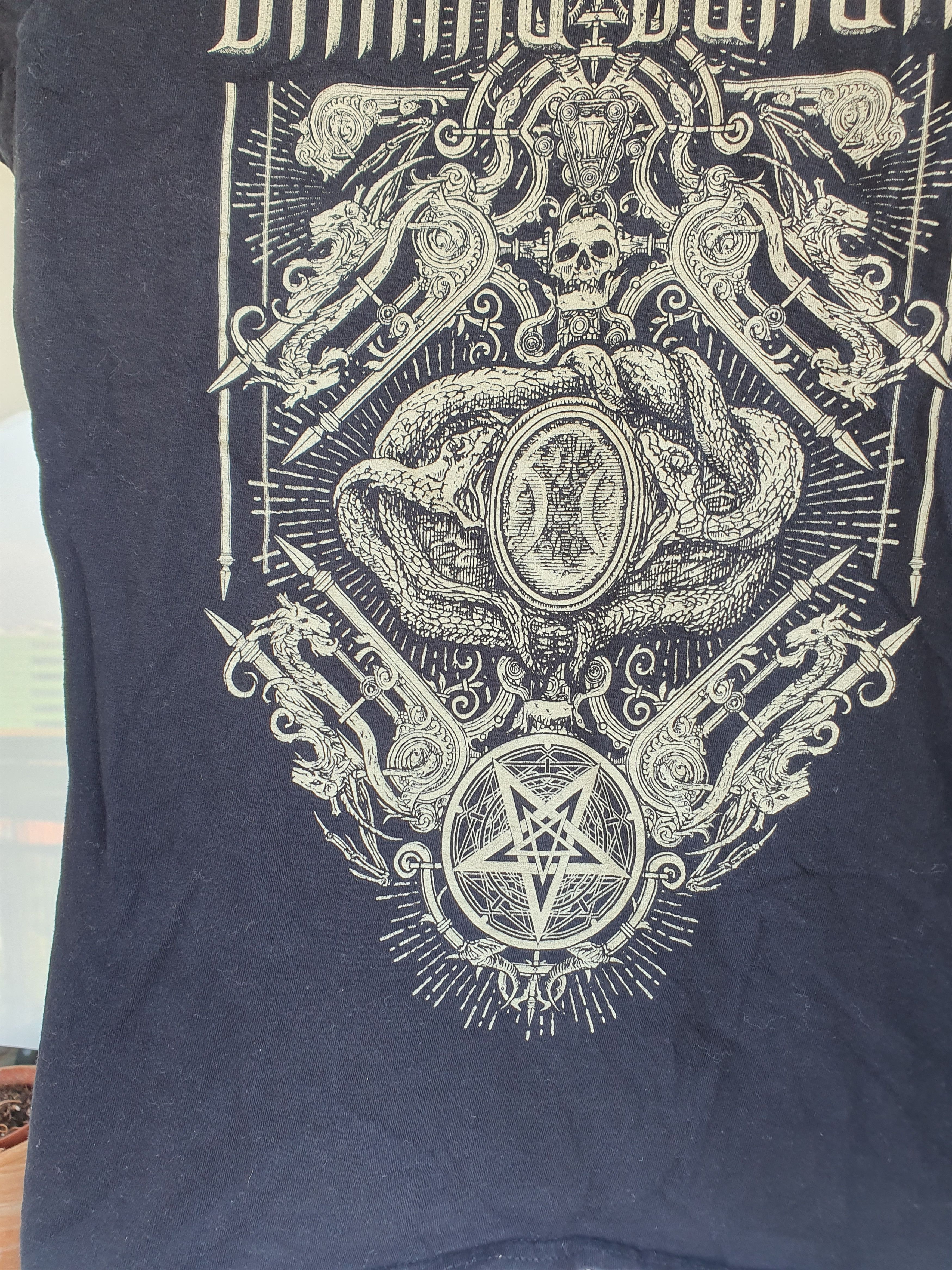 Band Tees Dimmu Borgir Eonian Snakes Women' Band t-shirt sz S/M? Size S / US 4 / IT 40 - 4 Thumbnail