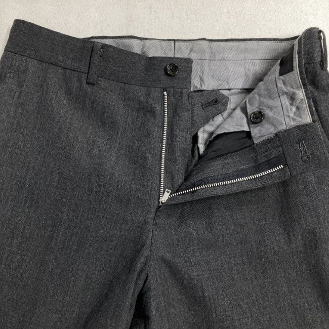 Comme des Garcons Homme Casual Pants Slacks Zip Fly Plain Black Size US 30 / EU 46 - 4 Thumbnail