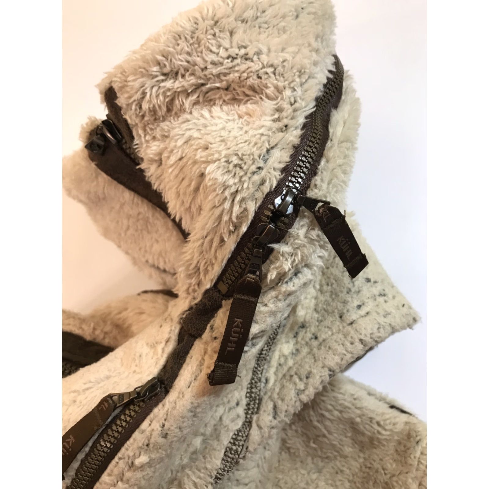 Vintage Kuhl Womens Vest Full Zip Sherpa Flight Stone Beige Outdoor Outdoor Hiking Hooded S Size S / US 4 / IT 40 - 6 Thumbnail