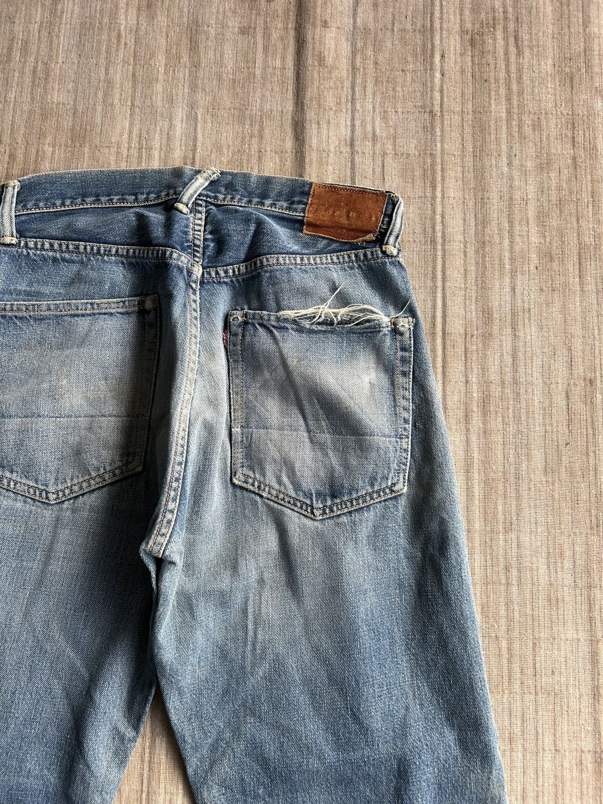 Evisu Vintage Evisu Yamane Selvedge distressed denim jeans Size US 30 / EU 46 - 19 Thumbnail