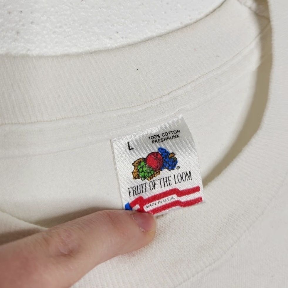 Fruit Of The Loom VINTAGE Minnesota Sail Boat Shirt Unisex Adults L White 80s 90s Single Stitch Tourist Destination Size US L / EU 52-54 / 3 - 5 Thumbnail