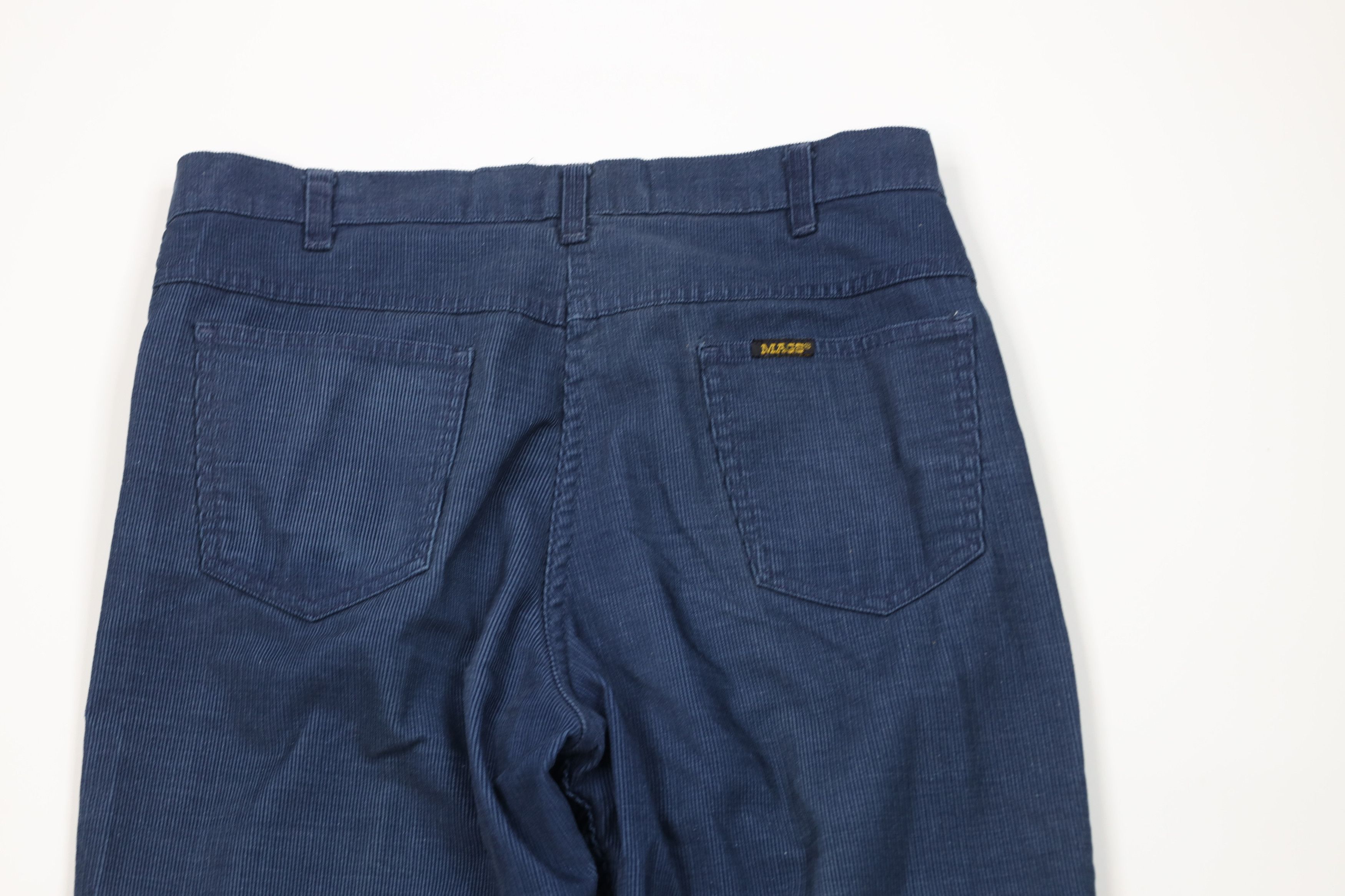 Vintage Vintage 70s Streetwear Wide Leg Corduroy Pants Blue USA Size US 32 / EU 48 - 10 Thumbnail