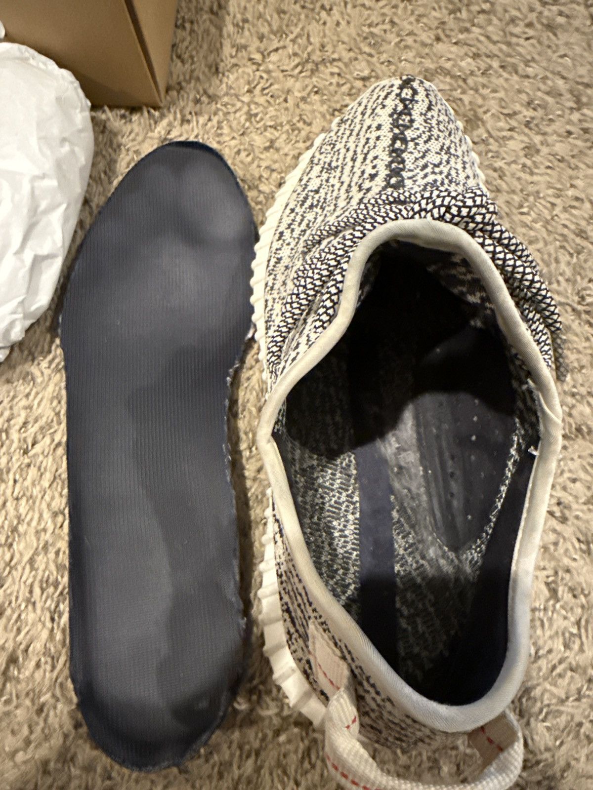 Adidas Adidas Yeezy Boost 350 Turtle Dove 2015 Size US 10 / EU 43 - 10 Thumbnail