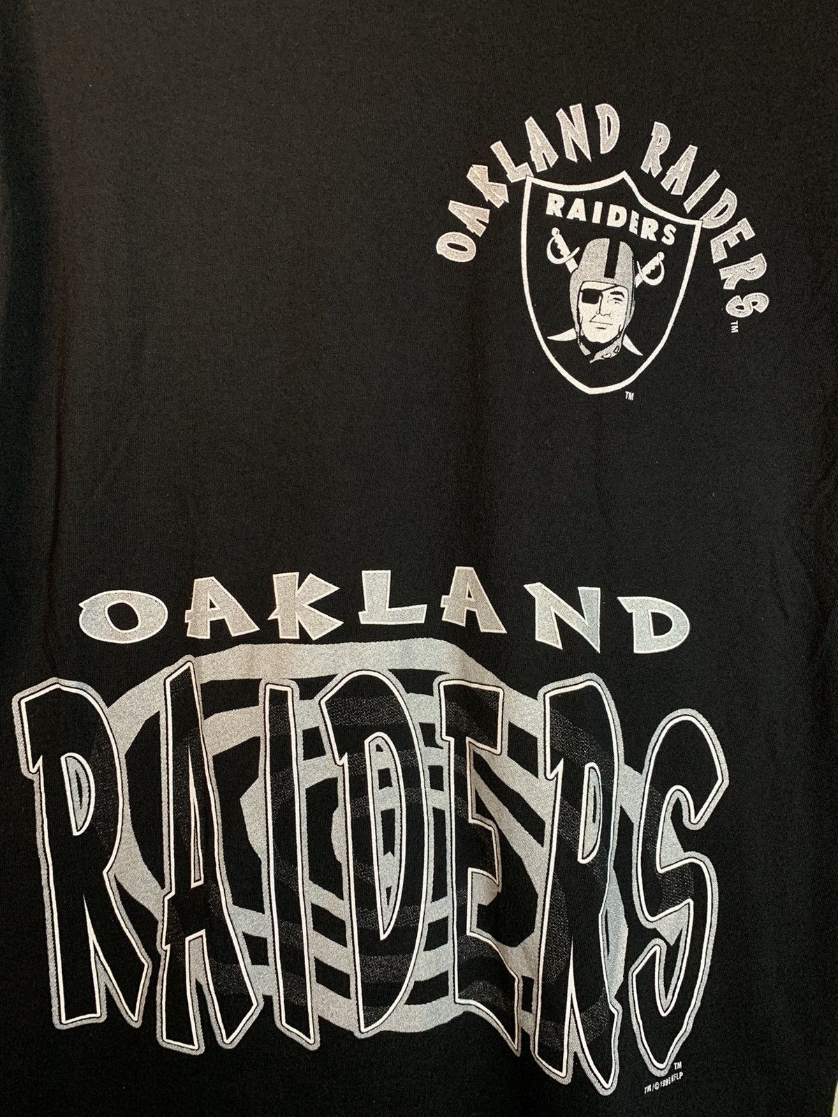 NFL × Vintage *RARE* Vintage 1996 Oakland Raiders NFL Single Stitch Shirt Size US L / EU 52-54 / 3 - 2 Thumbnail