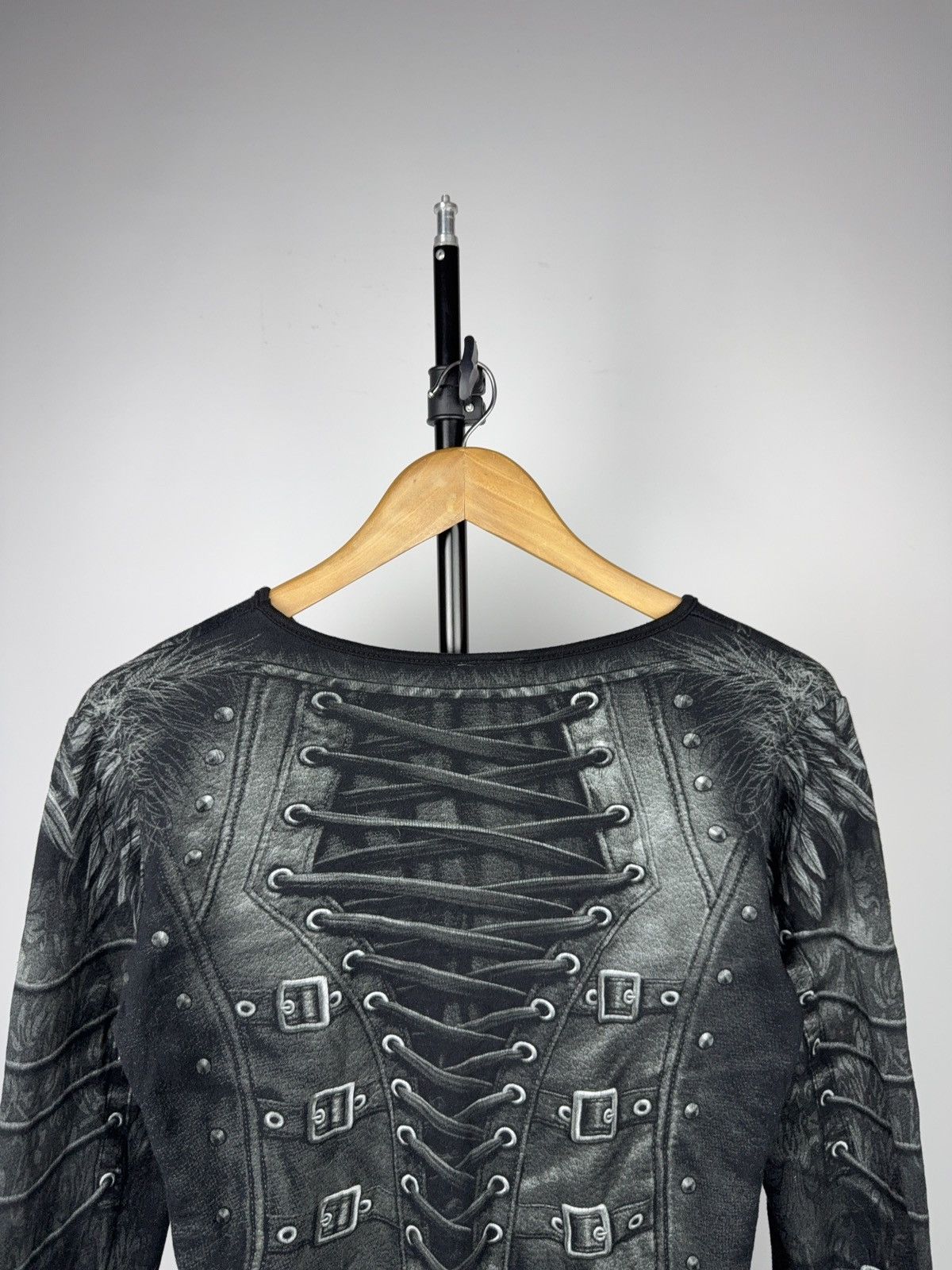 Japanese Brand Spiral Direct Gothic Punk Vampire Corset Skull Long Sleeve M Size M / US 6-8 / IT 42-44 - 11 Thumbnail