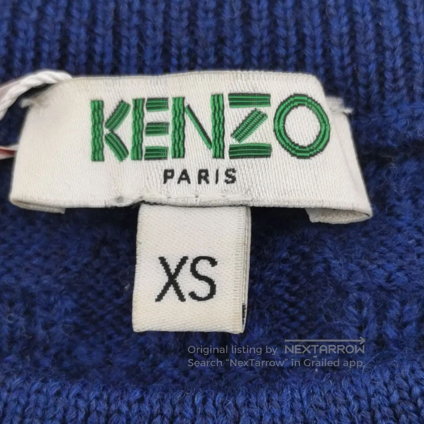 Kenzo Kenzo XS Wool Tiger Logo Round Neck Sweater. Size US XS / EU 42 / 0 - 3 Thumbnail