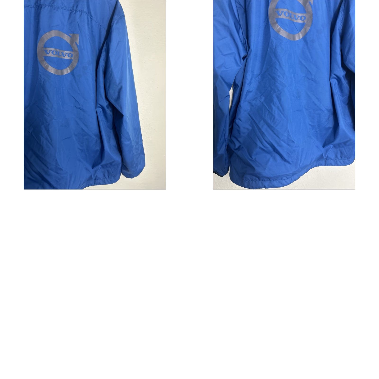 Vintage Volvo Windbreaker Jacket Mens 2XL Blue Full Zip Polyester Size US XXL / EU 58 / 5 - 10 Thumbnail