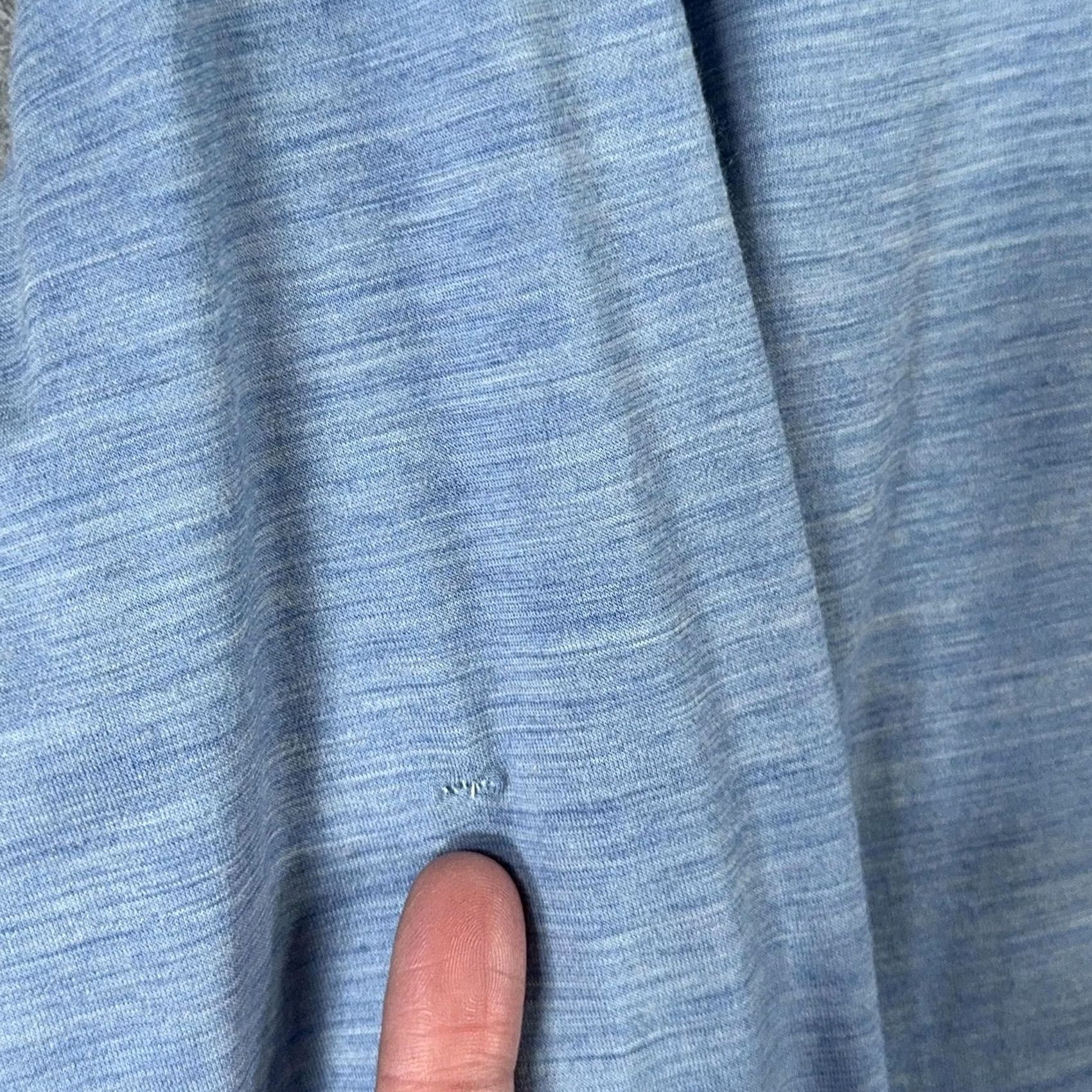 Peter Millar Peter Millar Merino Wool Cashmere Base layer Shirt Mens XL Long Sleeve MF20ES504 blue Crew Neck Stretch Jersey T-Shirt Size US XL / EU 56 / 4 - 6 Thumbnail