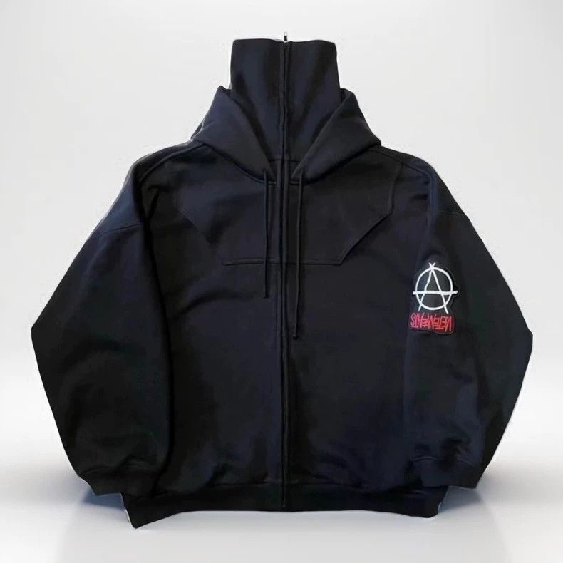 トップス VETEMENTS 19AW Mask Anarchy Hoodie 19AW VETEMENTS Mask Hoodie Anarchy トップス