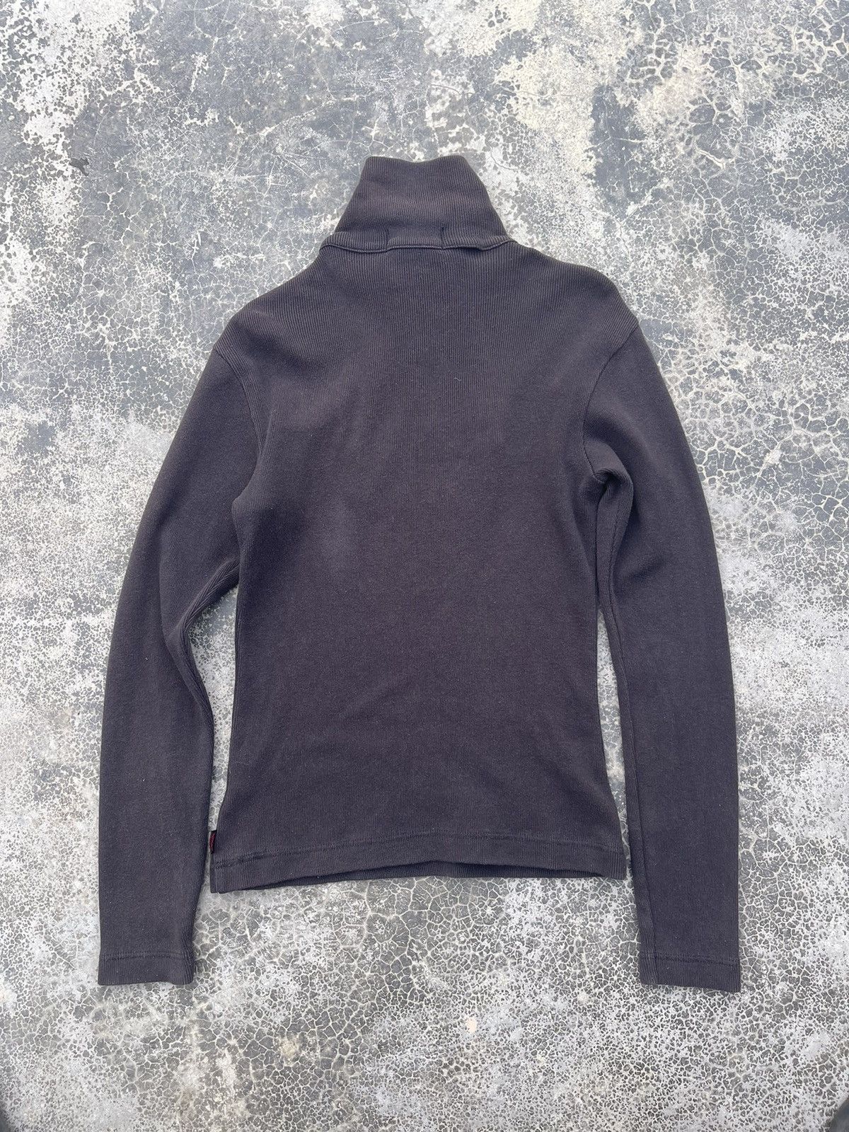 RRL half zipper Centre Pocket body fit shirt