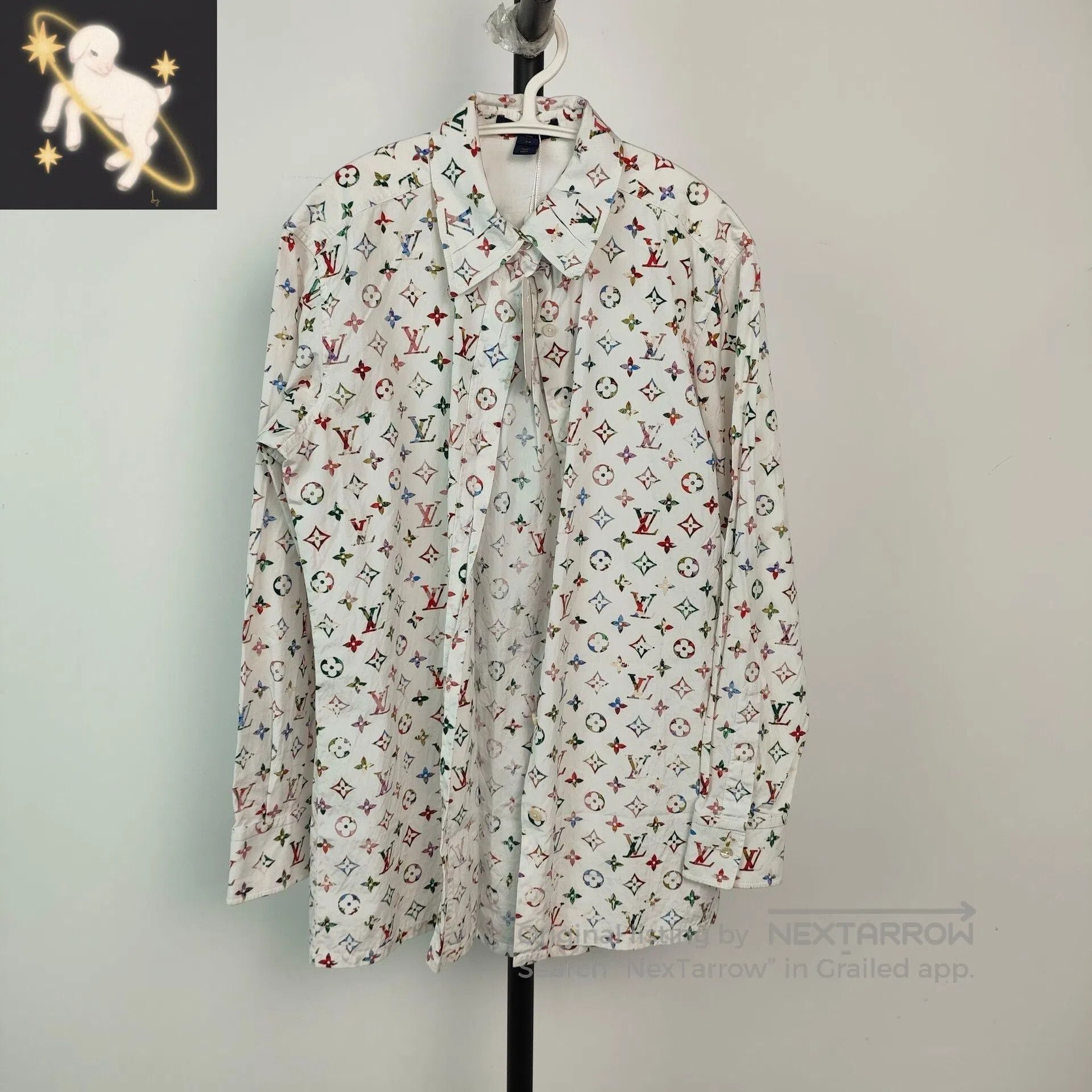 Louis Vuitton Louis Vuitton Colorful full print long-sleeve shirt| Size XXS / US 00 / IT 34 - 1 Thumbnail