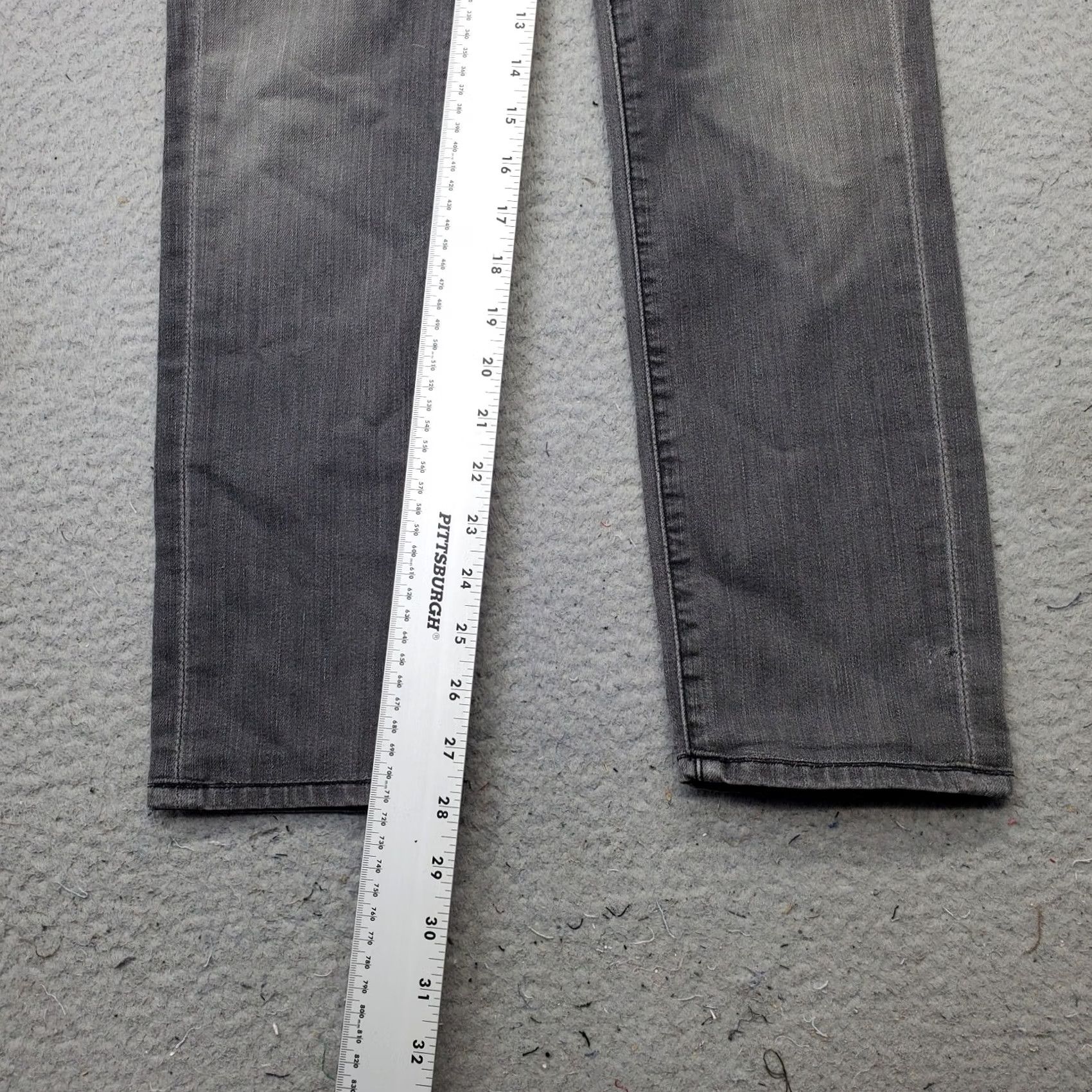 7 For All Mankind 7 For All Mankind Roxanne Jeans Women 25 Gray Denim 5-Pocket Skinny Leg Vintage: No Size 42" / US 20 - 4 Thumbnail