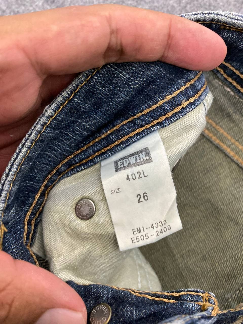 Edwin miss edwin japanese brand distressed denim nice design Size 28" / US 6 / IT 42 - 12 Thumbnail