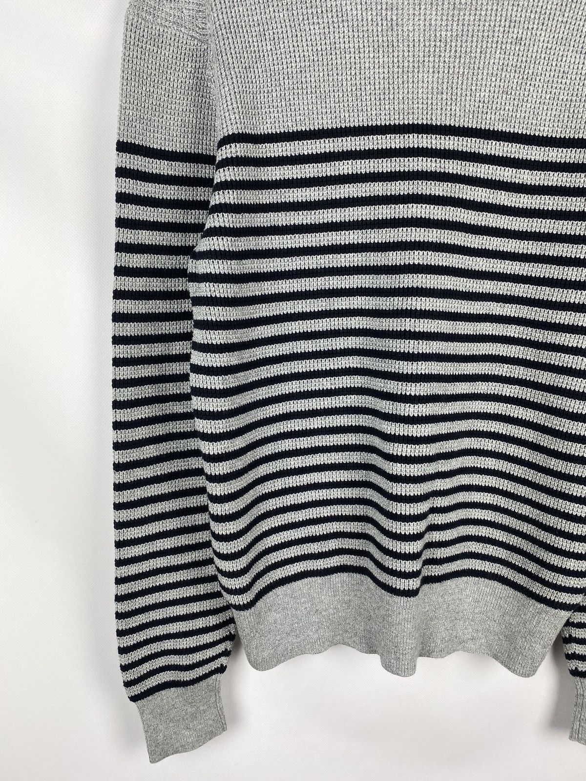 Allsaints × Japanese Brand Allsaints Trias Breton Crew Neck striped sweater pullover Size US L / EU 52-54 / 3 - 19 Thumbnail