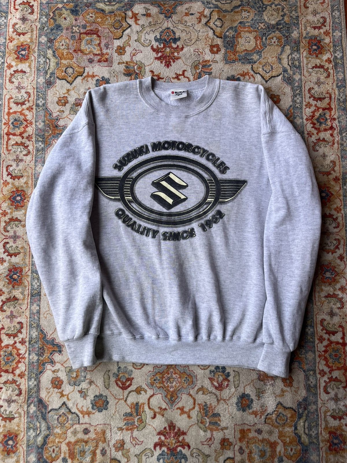 Vintage Suzuki vintage crewneck Size US L / EU 52-54 / 3 - 1 Thumbnail