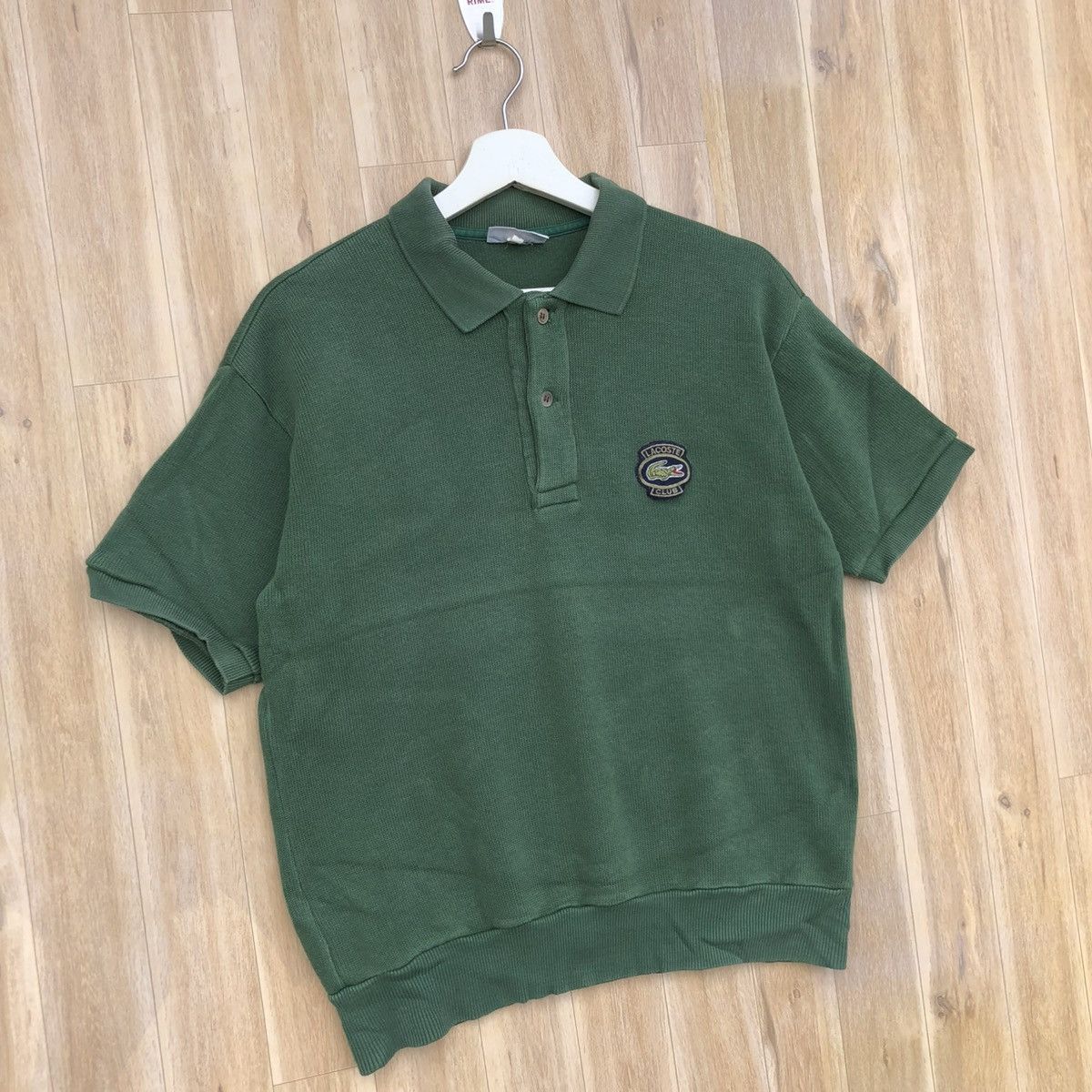 Lacoste Vintage Lacoste Club Short Sleeve Sweatshirt Pullover Size US M / EU 48-50 / 2 - 2 Thumbnail